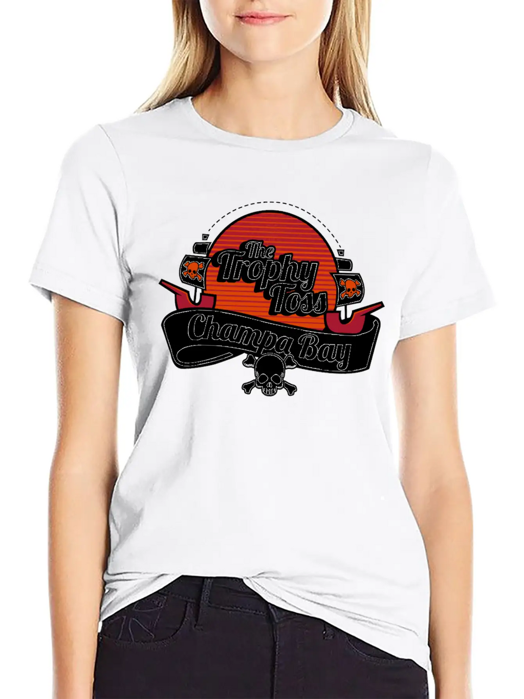 The Trophy Toss Champa Bay Breathable Soft Cotton T-Shirt – Timeless Casual Look