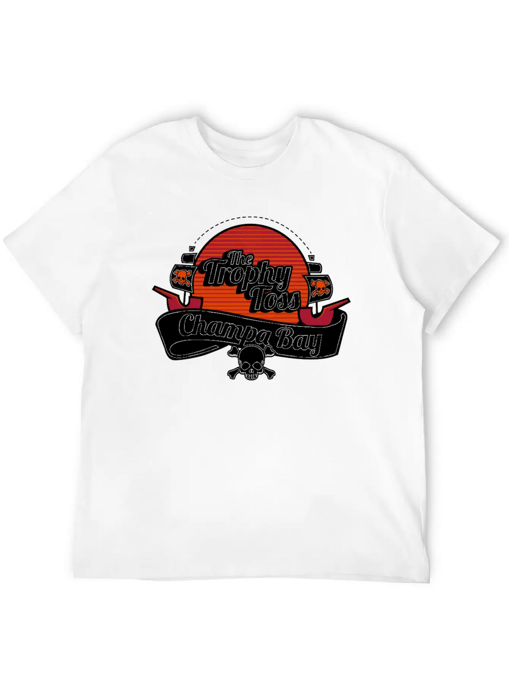 The Trophy Toss Champa Bay Breathable Soft Cotton T-Shirt – Timeless Casual Look