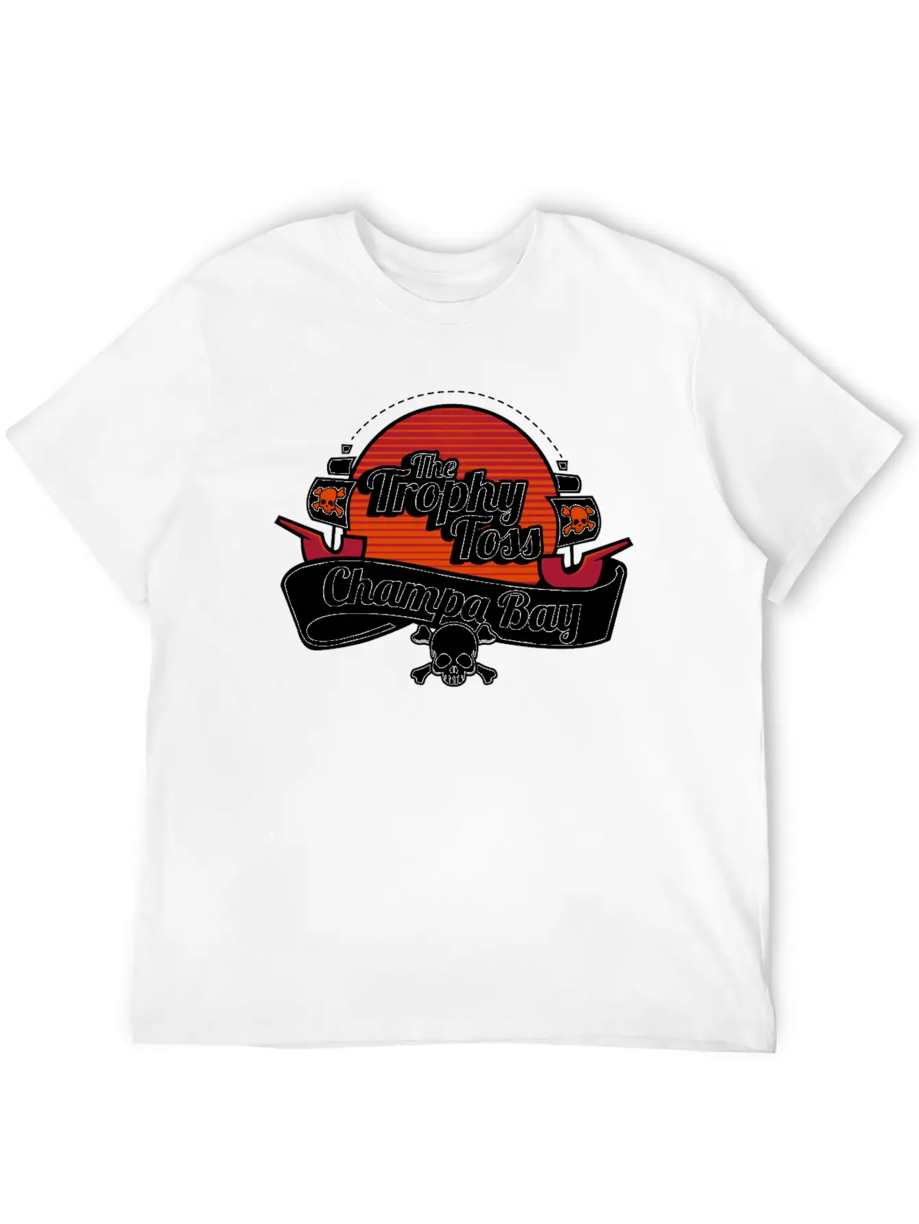 The Trophy Toss Champa Bay Breathable Soft Cotton T-Shirt – Timeless Casual Look