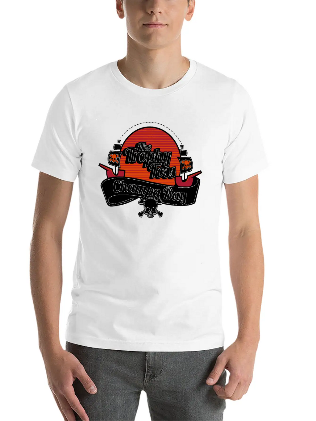 The Trophy Toss Champa Bay Breathable Soft Cotton T-Shirt – Timeless Casual Look