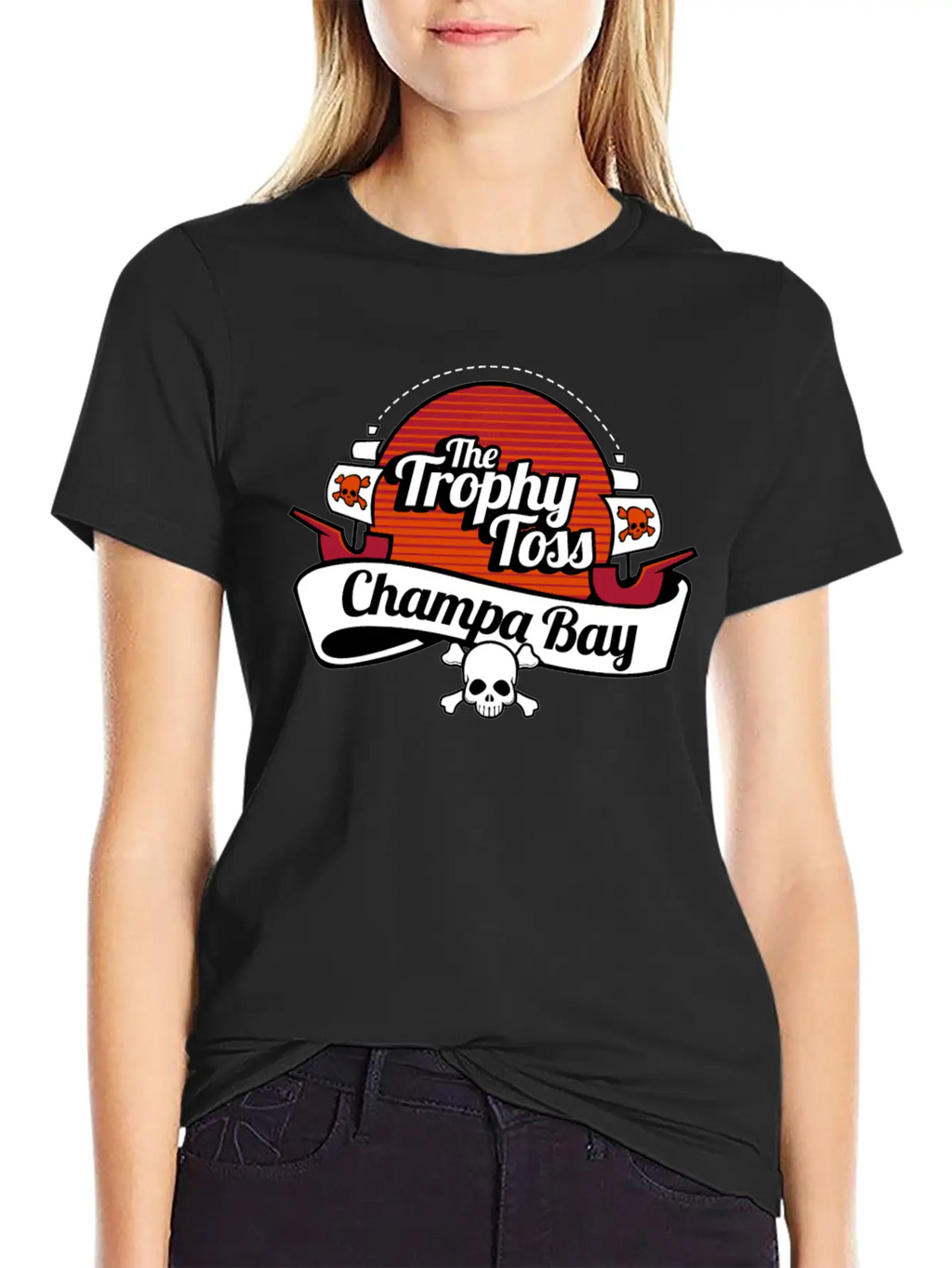 The Trophy Toss Champa Bay Breathable Soft Cotton T-Shirt – Timeless Casual Look
