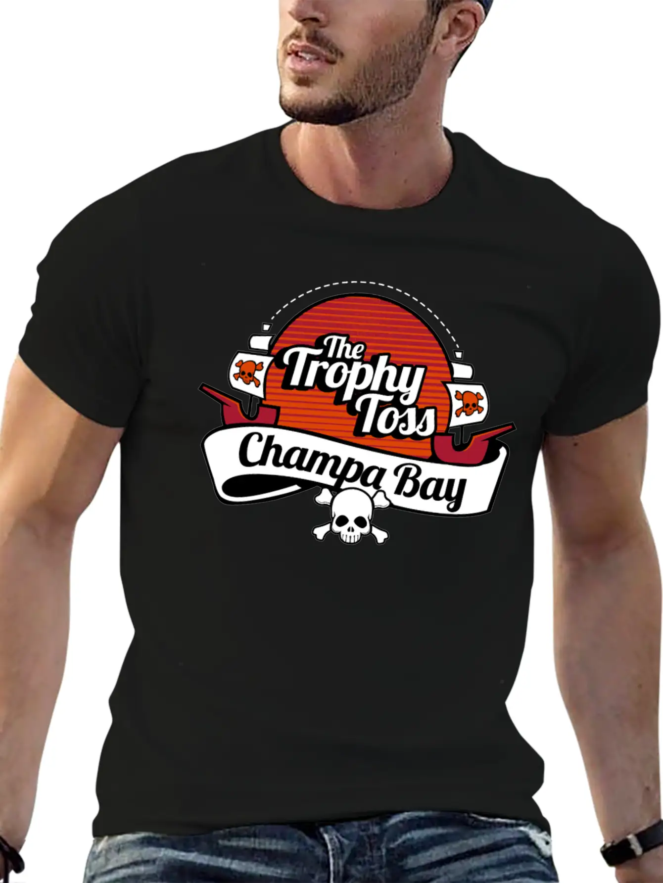 The Trophy Toss Champa Bay Breathable Soft Cotton T-Shirt – Timeless Casual Look