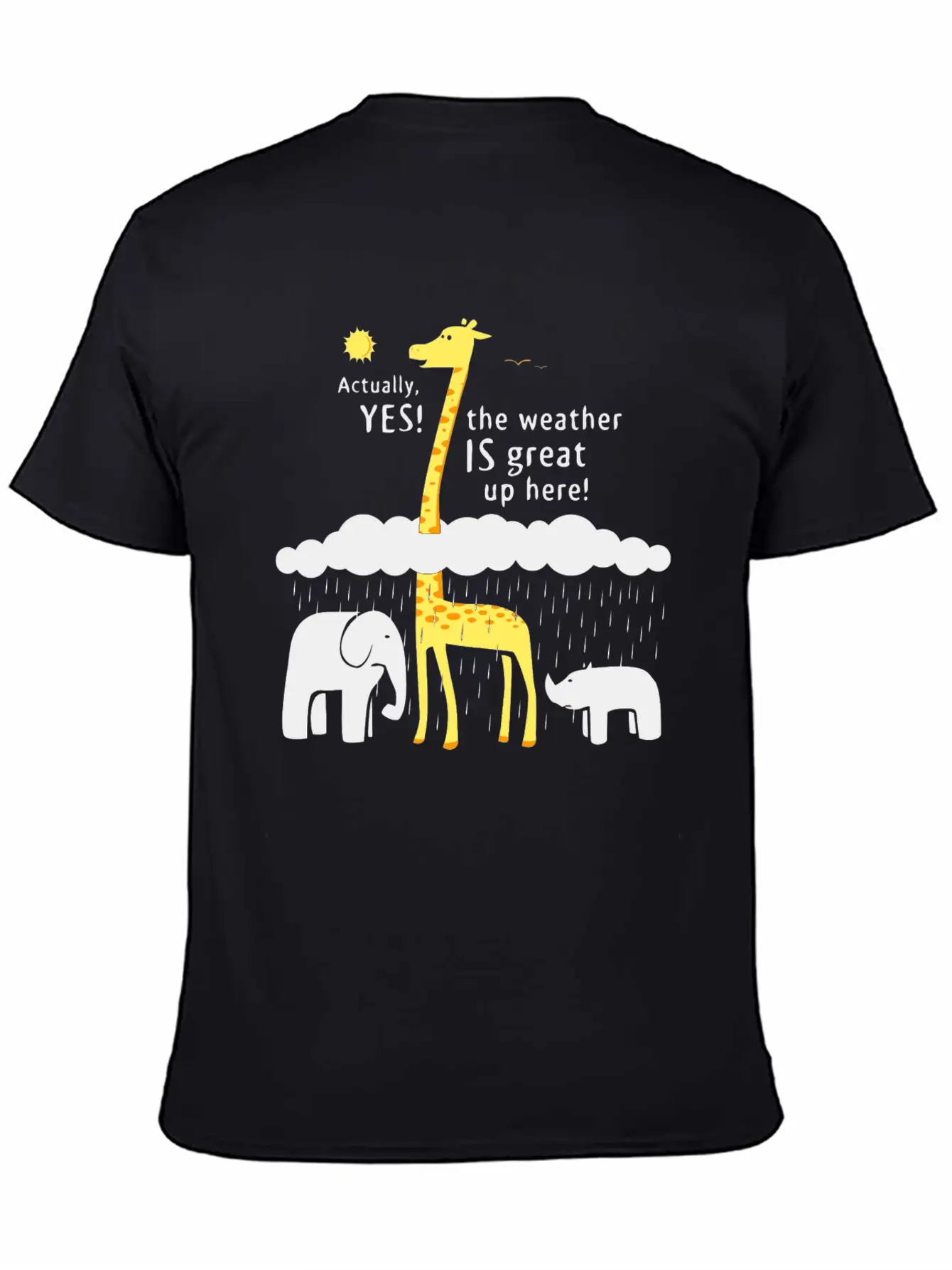 The Weather Is Great Up Here Breathable Soft Cotton T-Shirt – Timeless Casual Look