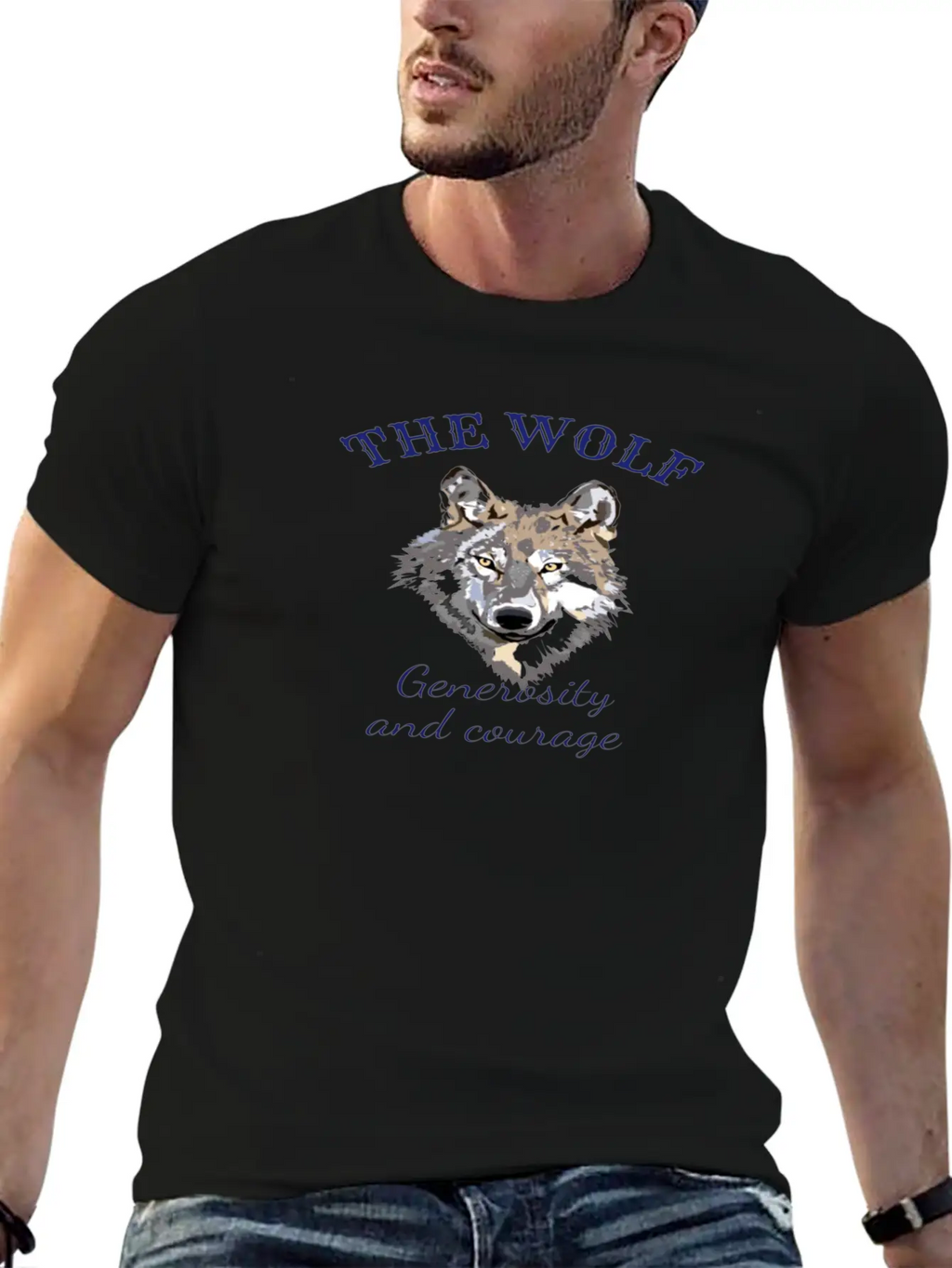 The Wolf Stylish Everyday T-Shirt – Unisex Basic Cotton Tee