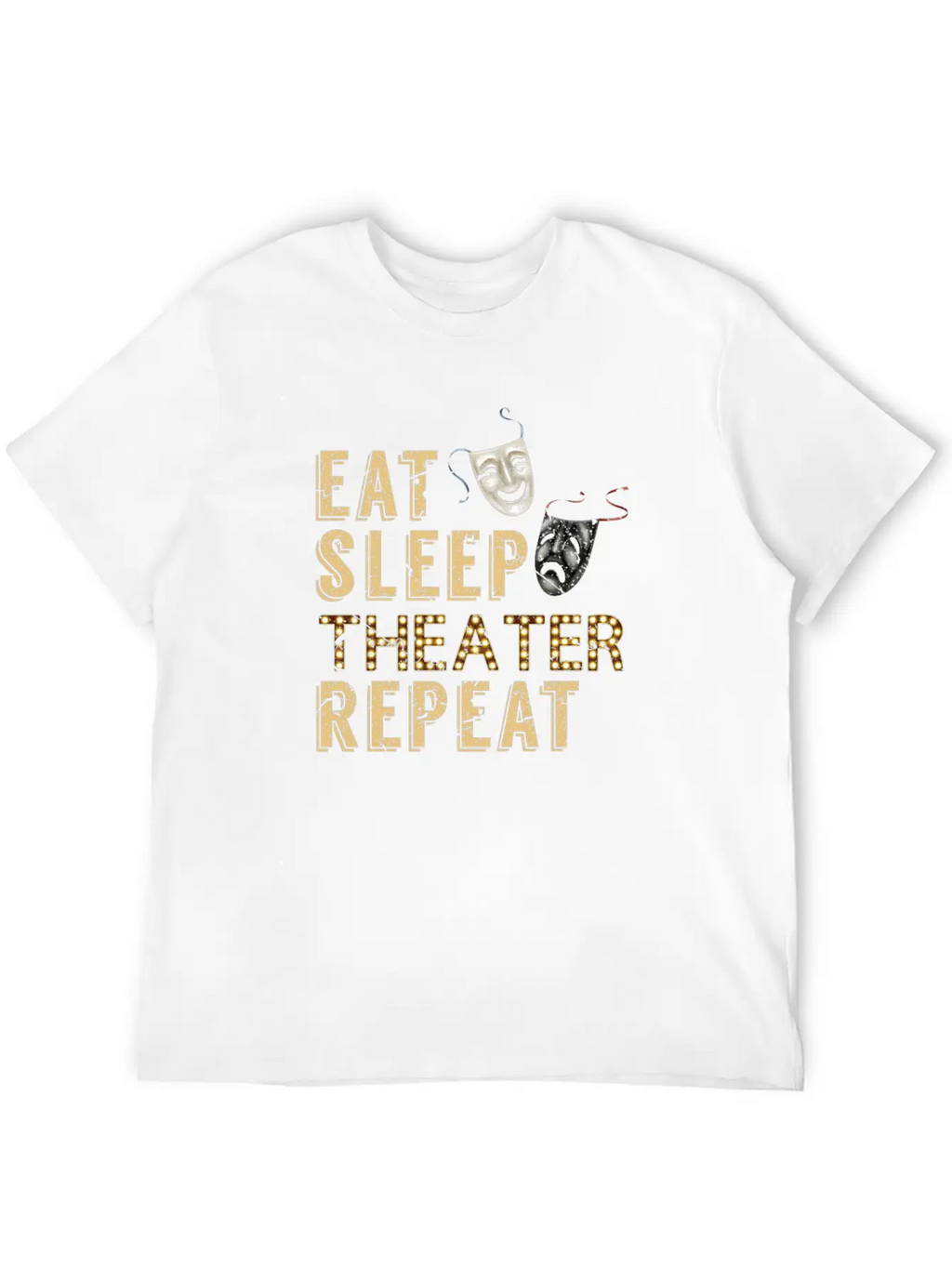 Theatre Passion Unisex Casual T-Shirt – Clean Design For Daily Comfort