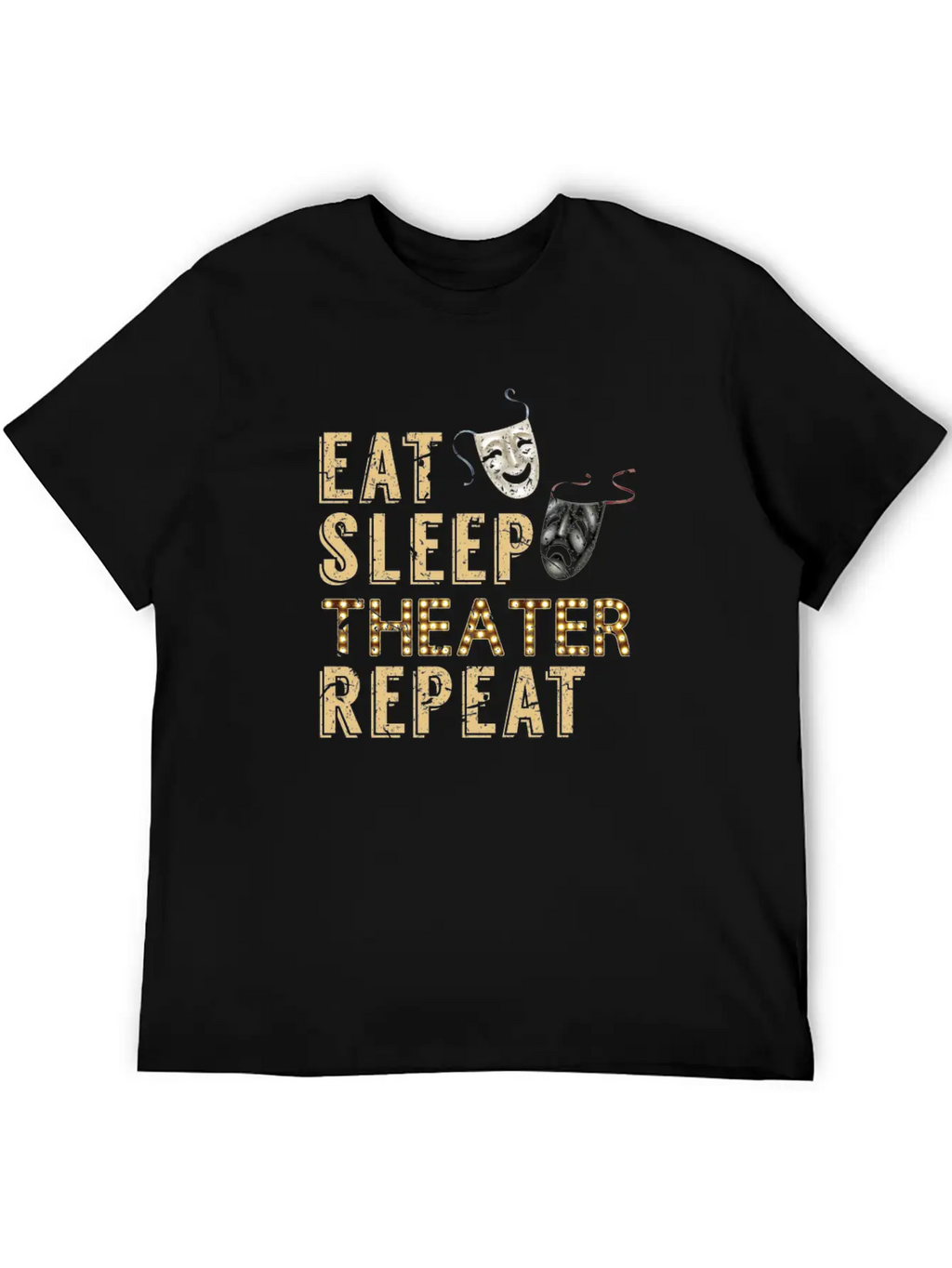 Theatre Passion Unisex Casual T-Shirt – Clean Design For Daily Comfort