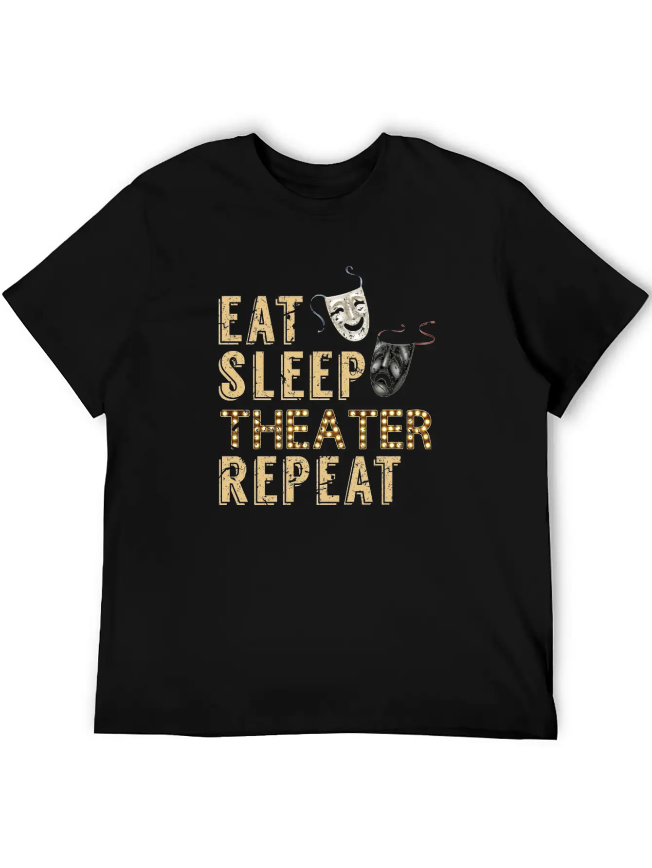 Theatre Passion Unisex Casual T-Shirt – Clean Design For Daily Comfort