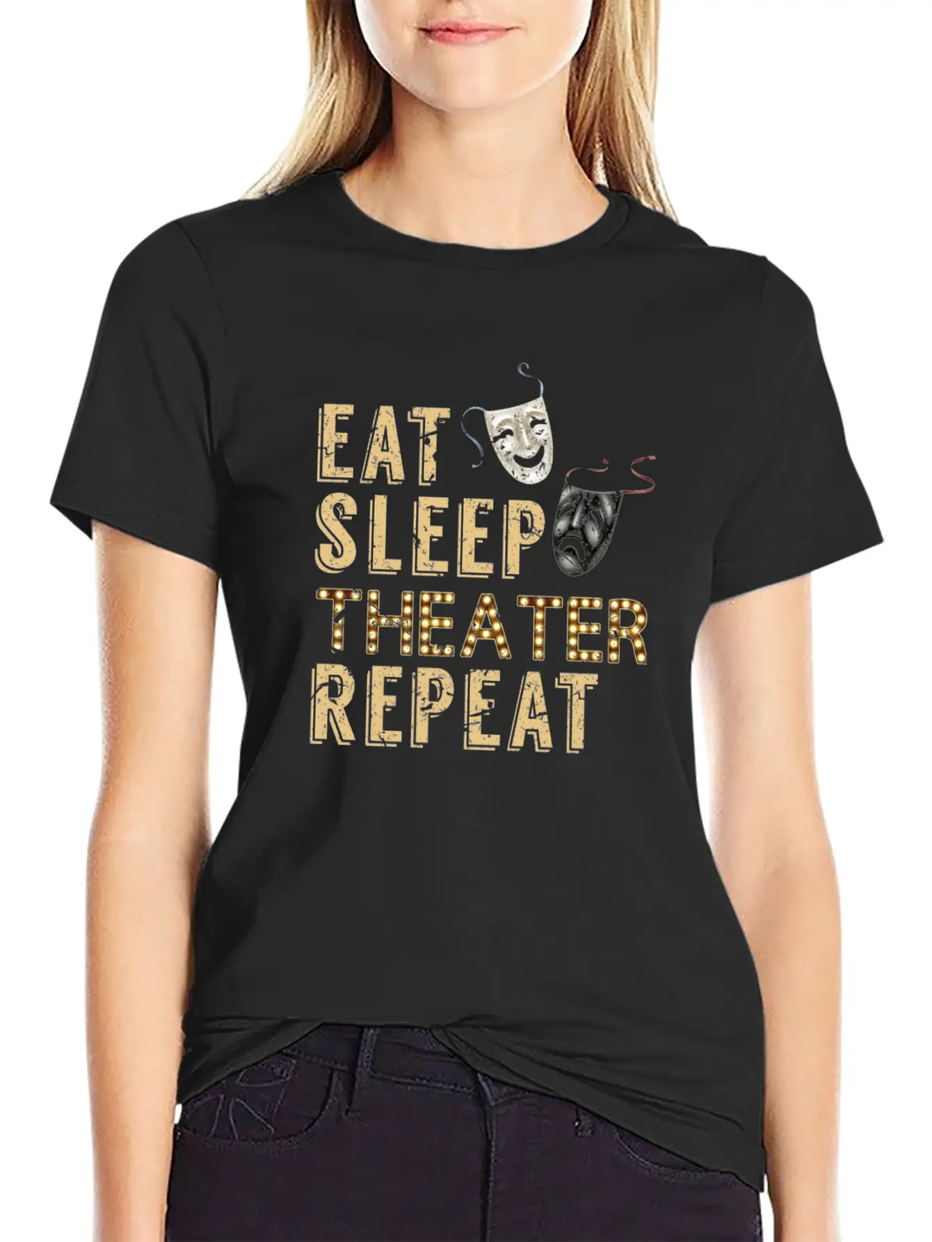 Theatre Passion Unisex Casual T-Shirt – Clean Design For Daily Comfort