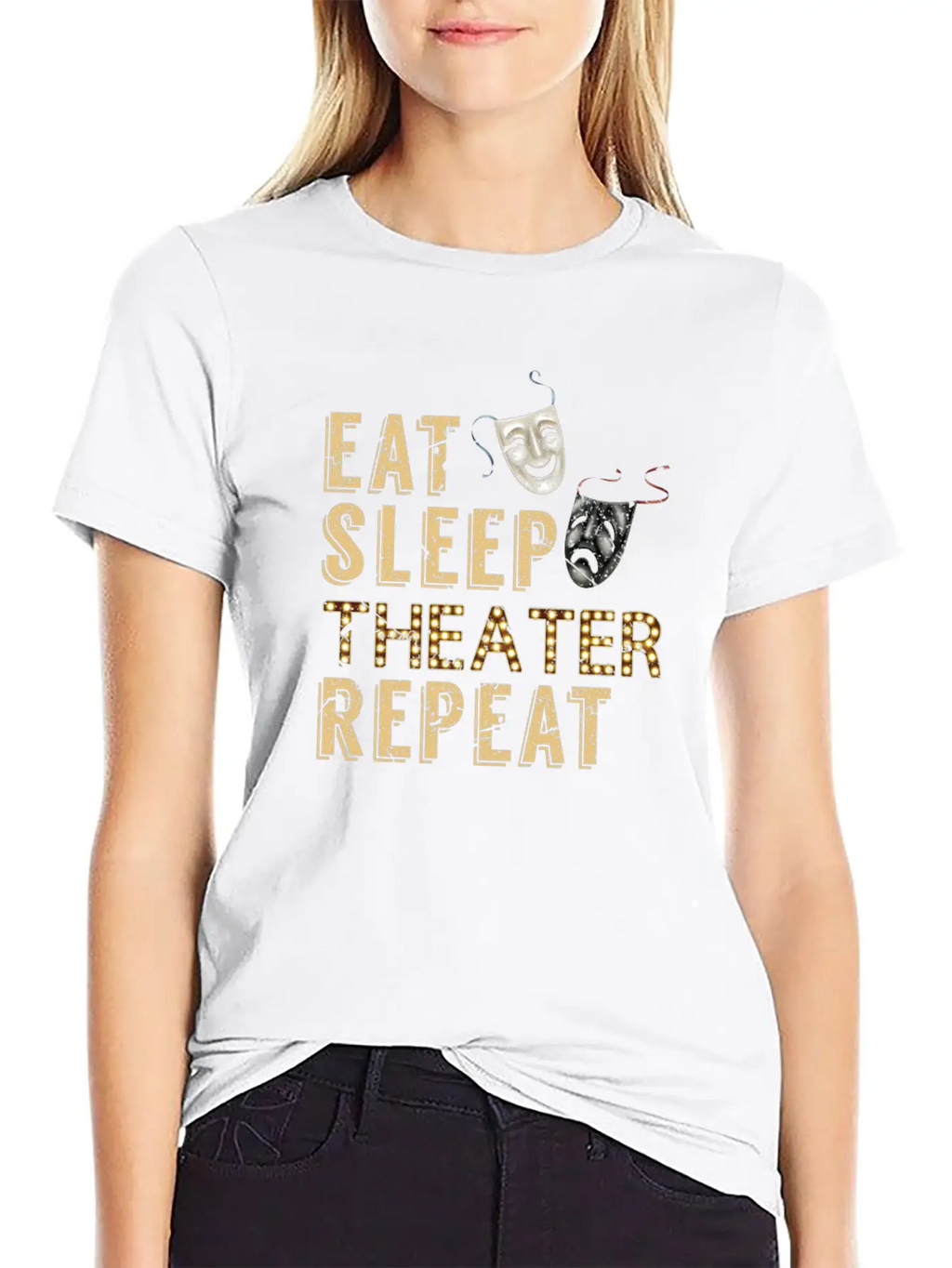 Theatre Passion Unisex Casual T-Shirt – Clean Design For Daily Comfort