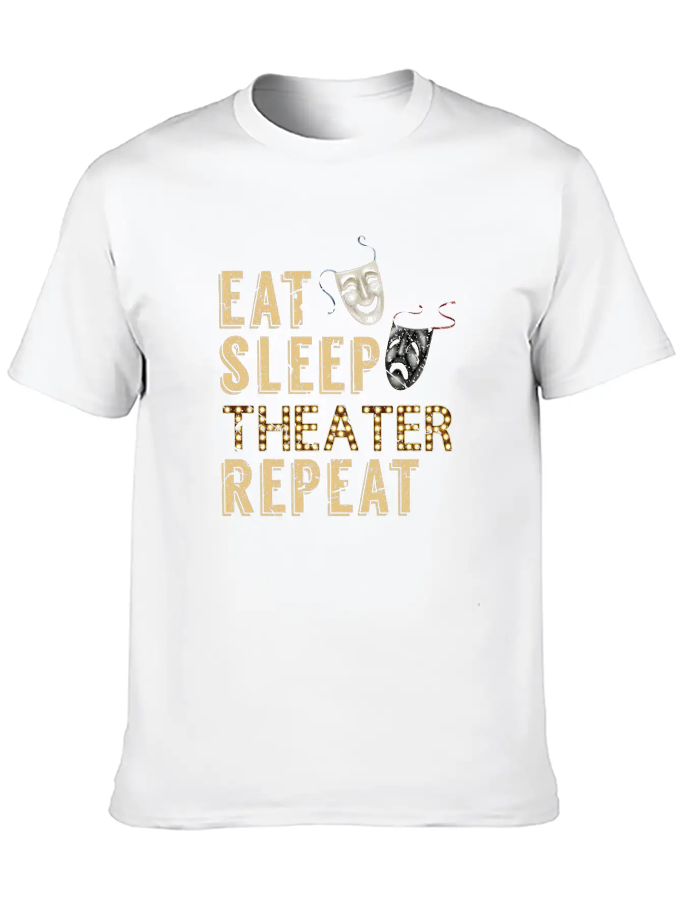 Theatre Passion Unisex Casual T-Shirt – Clean Design For Daily Comfort