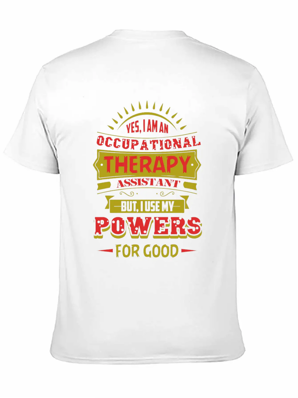 Therapy Assistant Shirt Breathable Soft Cotton T-Shirt – Timeless Casual Look