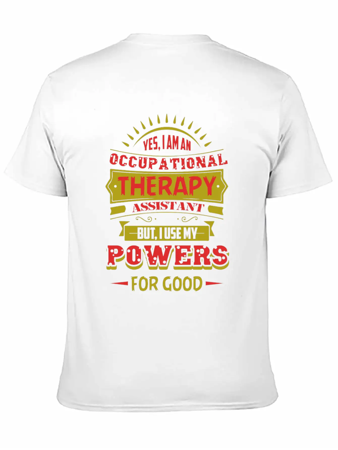 Therapy Assistant Shirt Breathable Soft Cotton T-Shirt – Timeless Casual Look