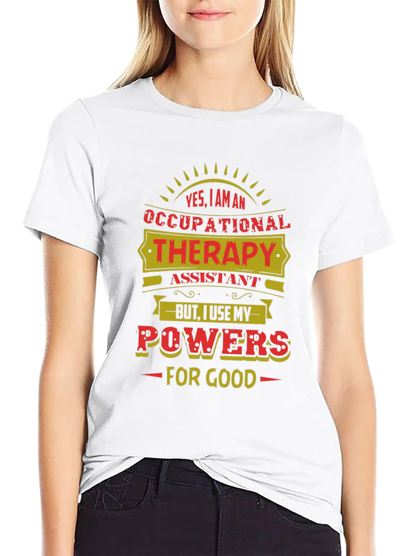 Therapy Assistant Shirt Breathable Soft Cotton T-Shirt – Timeless Casual Look