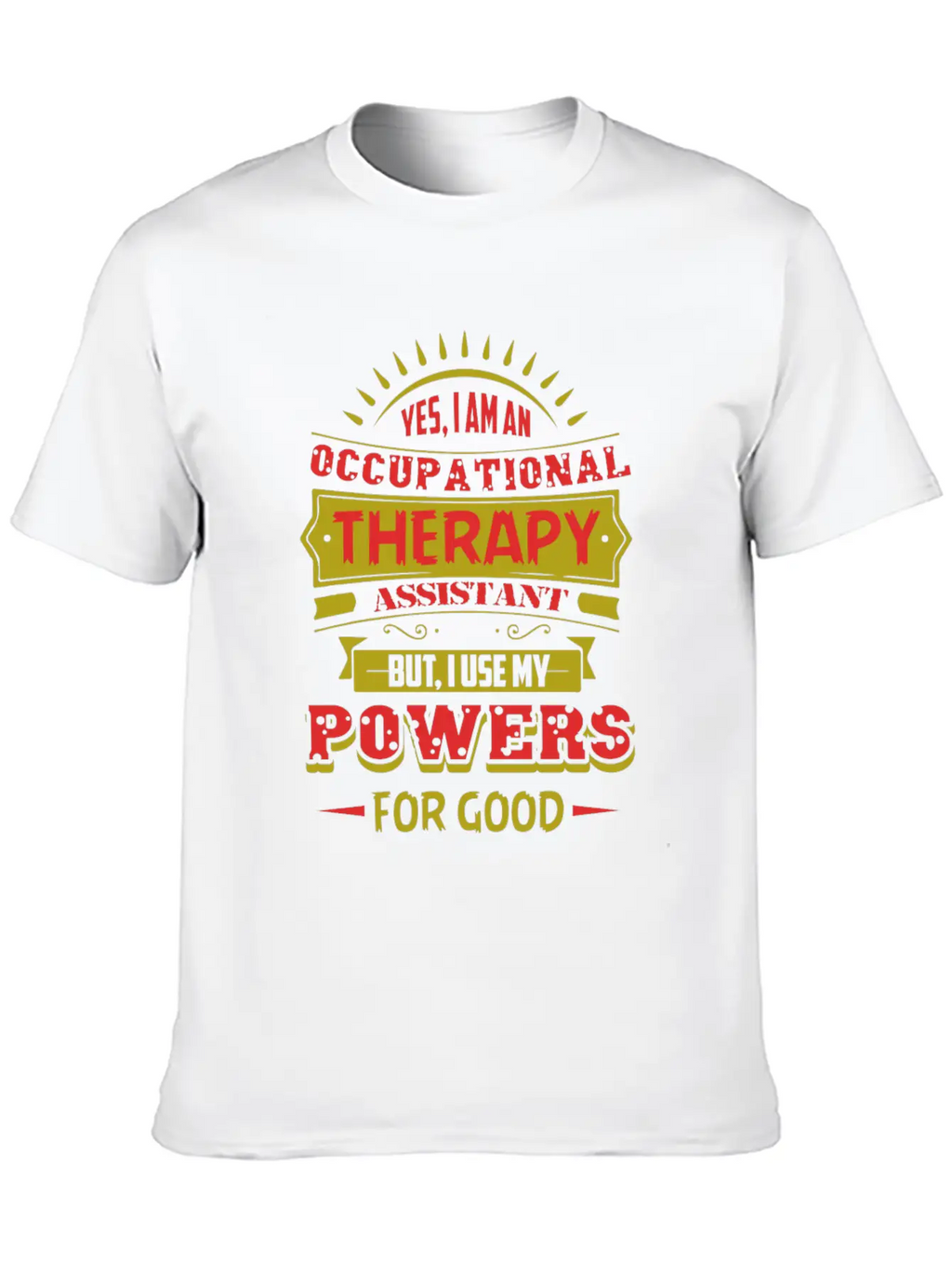 Therapy Assistant Shirt Breathable Soft Cotton T-Shirt – Timeless Casual Look