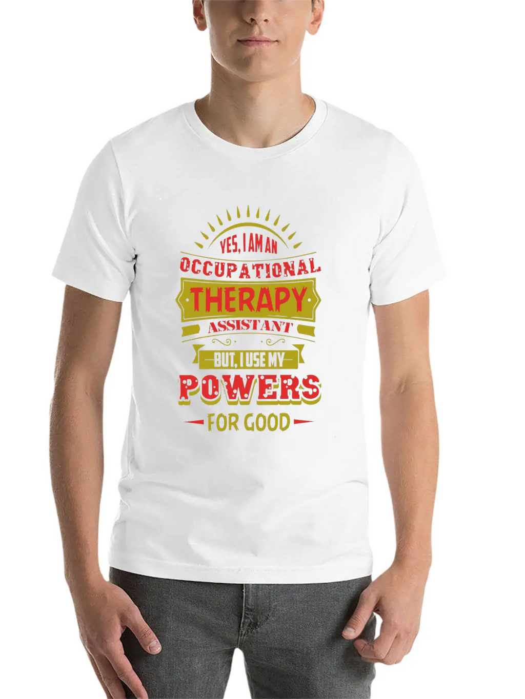 Therapy Assistant Shirt Breathable Soft Cotton T-Shirt – Timeless Casual Look