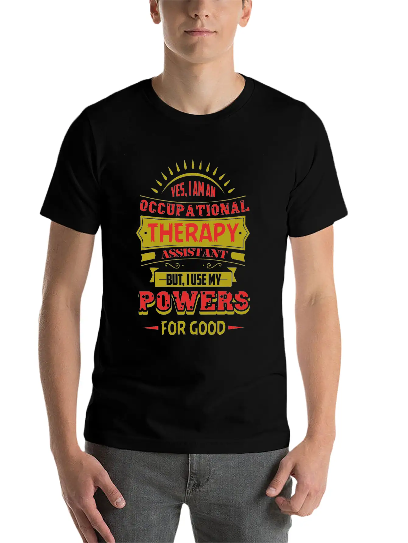 Therapy Assistant Shirt Breathable Soft Cotton T-Shirt – Timeless Casual Look