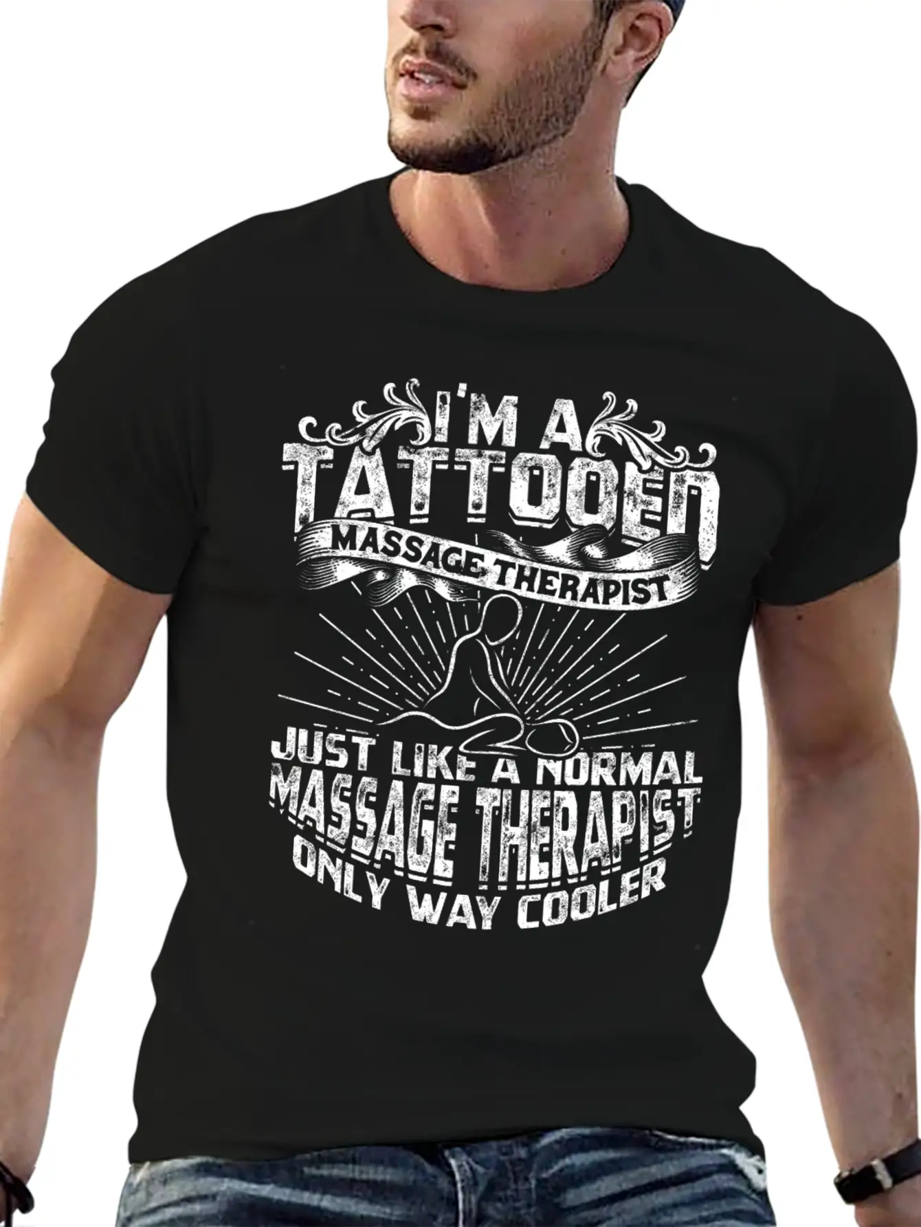 Therapy Massage Muscle Massage Therapist Classic Fit Graphic Tee For Daily Comfort – Unisex Cotton Shirt