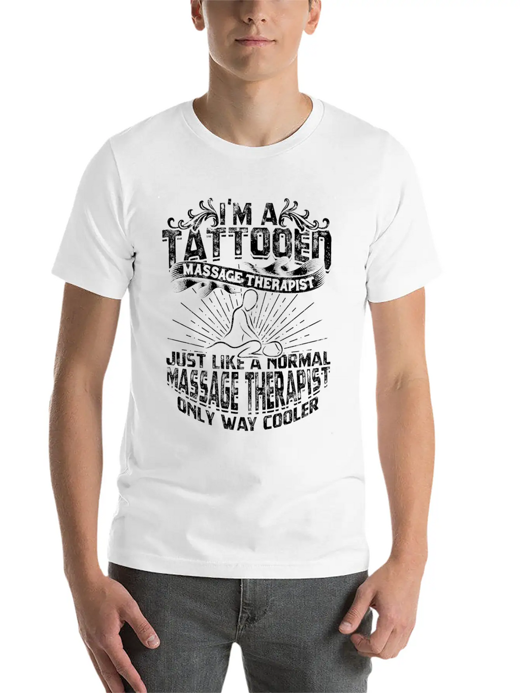 Therapy Massage Muscle Massage Therapist Classic Fit Graphic Tee For Daily Comfort – Unisex Cotton Shirt