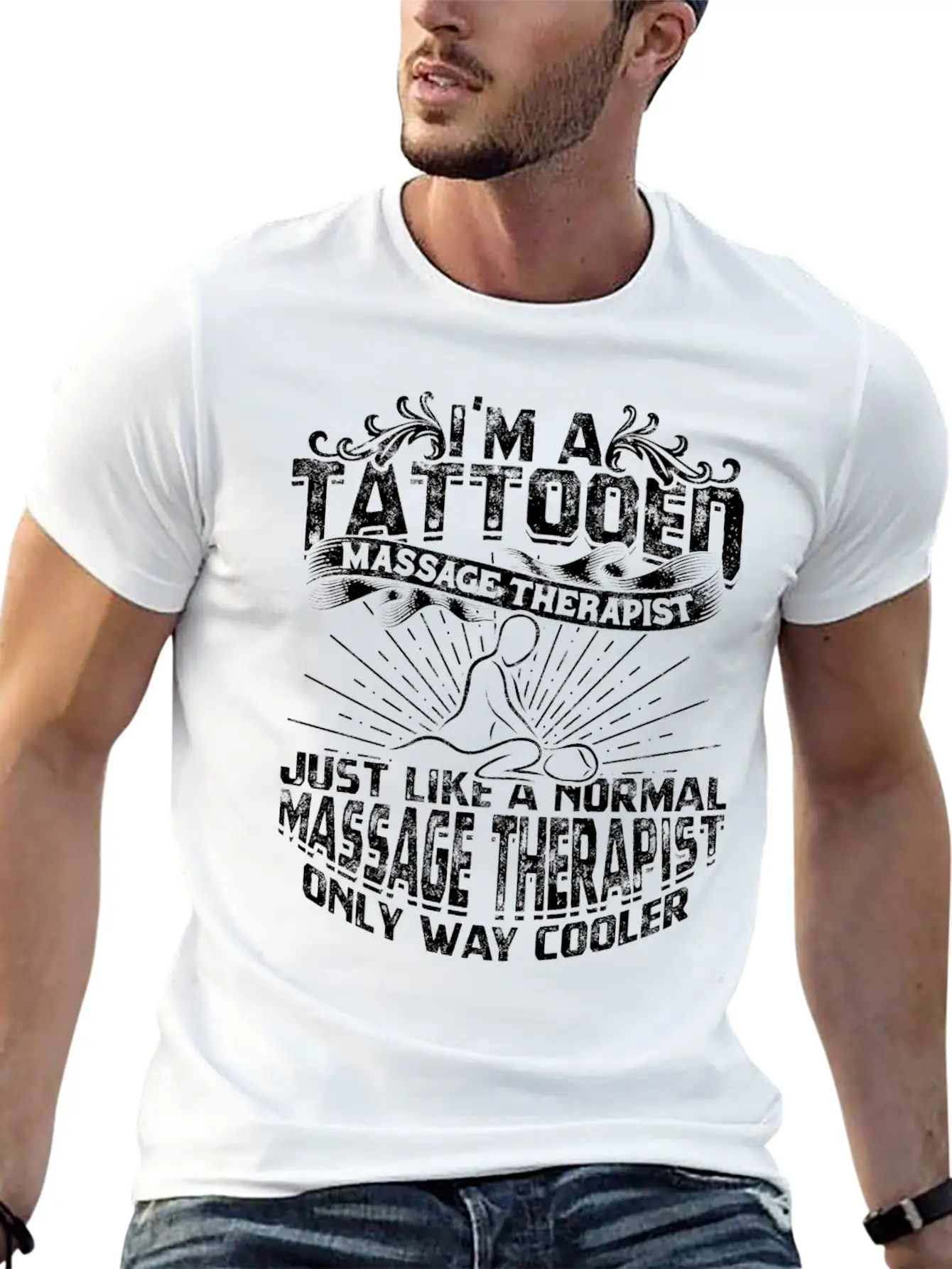 Therapy Massage Muscle Massage Therapist Classic Fit Graphic Tee For Daily Comfort – Unisex Cotton Shirt