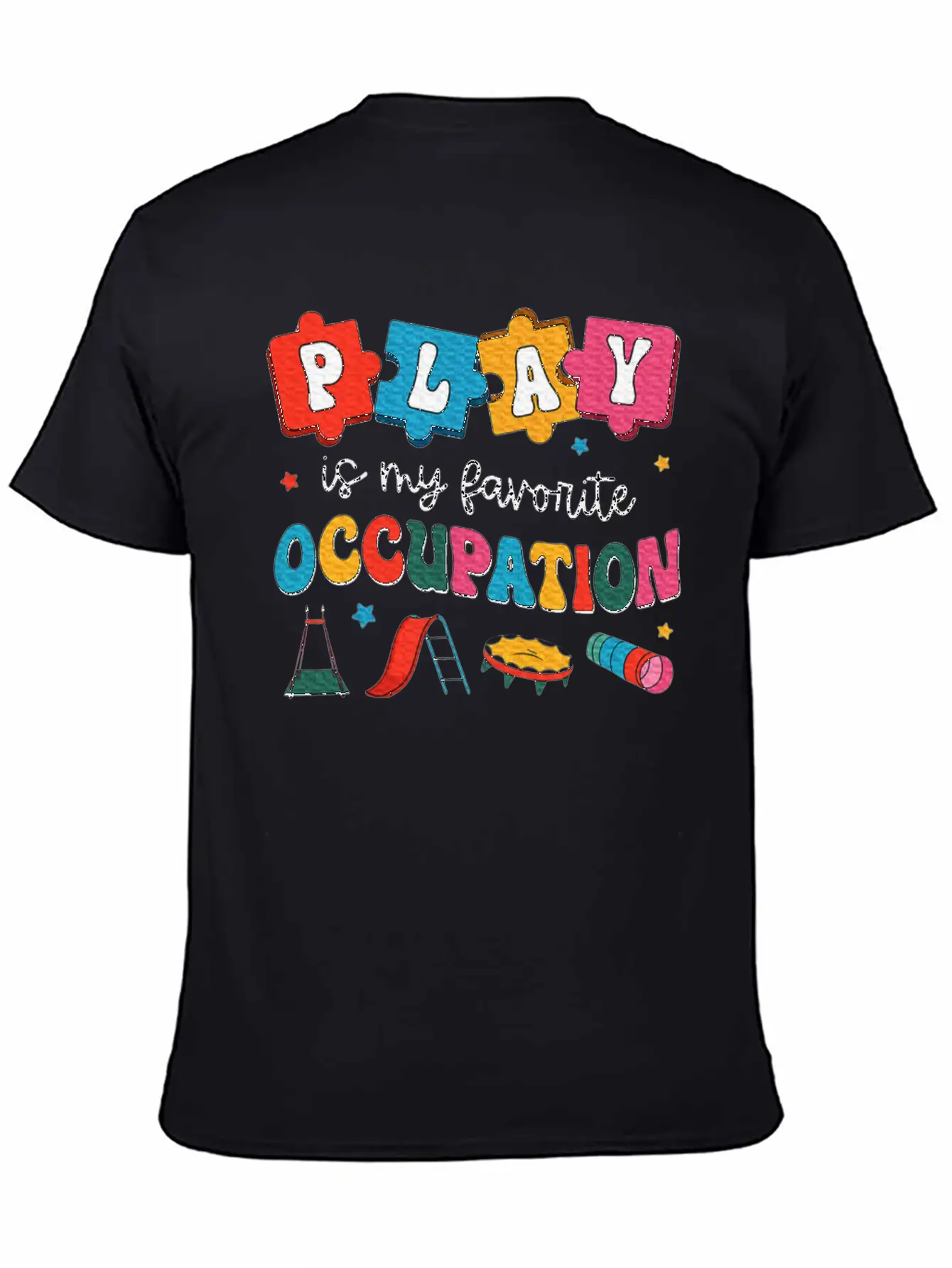 Therapy Play Is My Favorite Occupation Unisex Casual T-Shirt – Clean Design For Daily Comfort