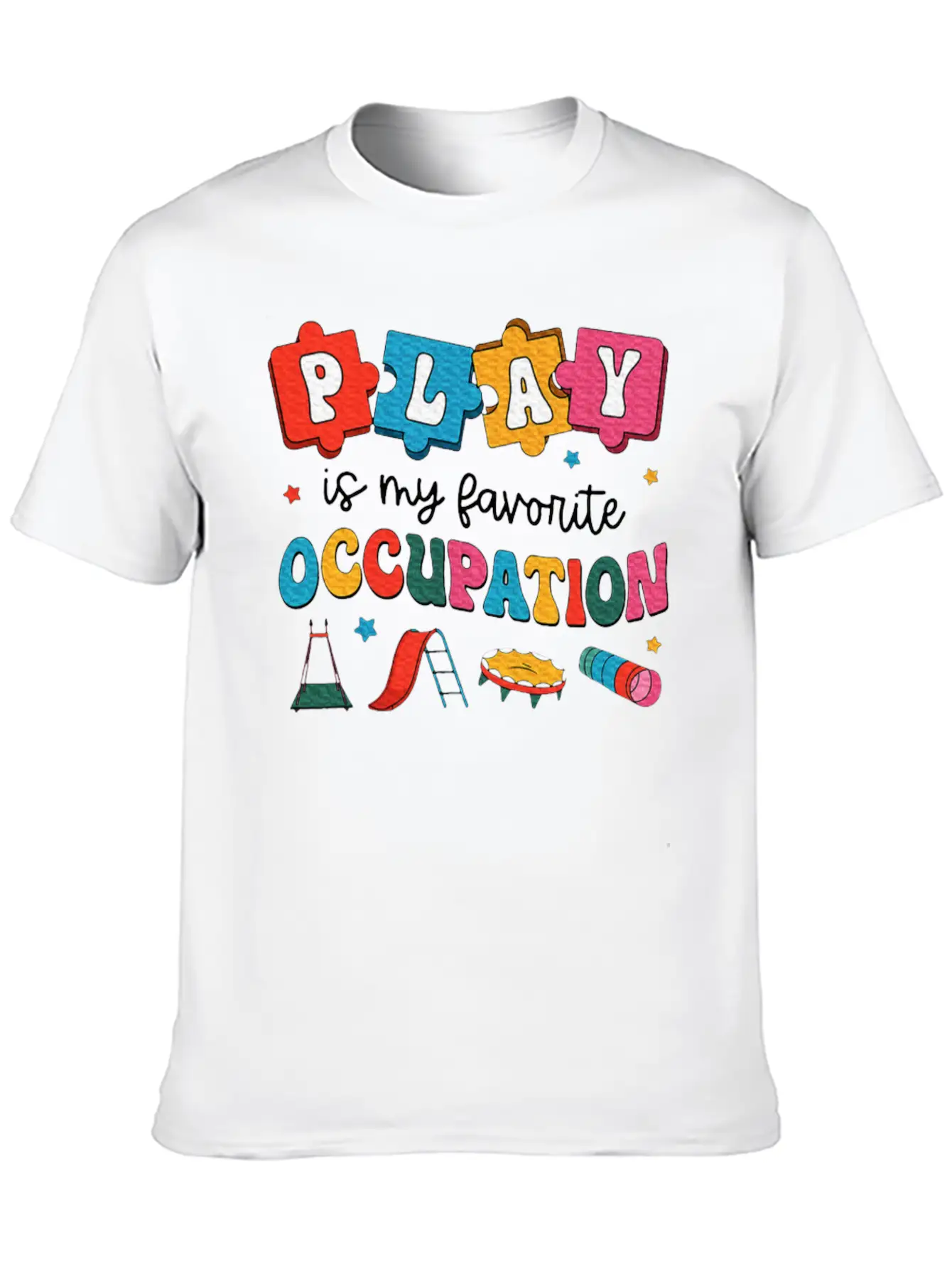 Therapy Play Is My Favorite Occupation Unisex Casual T-Shirt – Clean Design For Daily Comfort