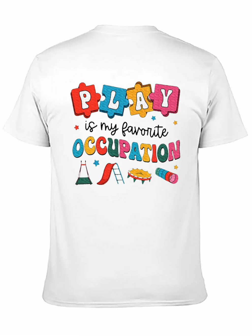 Therapy Play Is My Favorite Occupation Unisex Casual T-Shirt – Clean Design For Daily Comfort