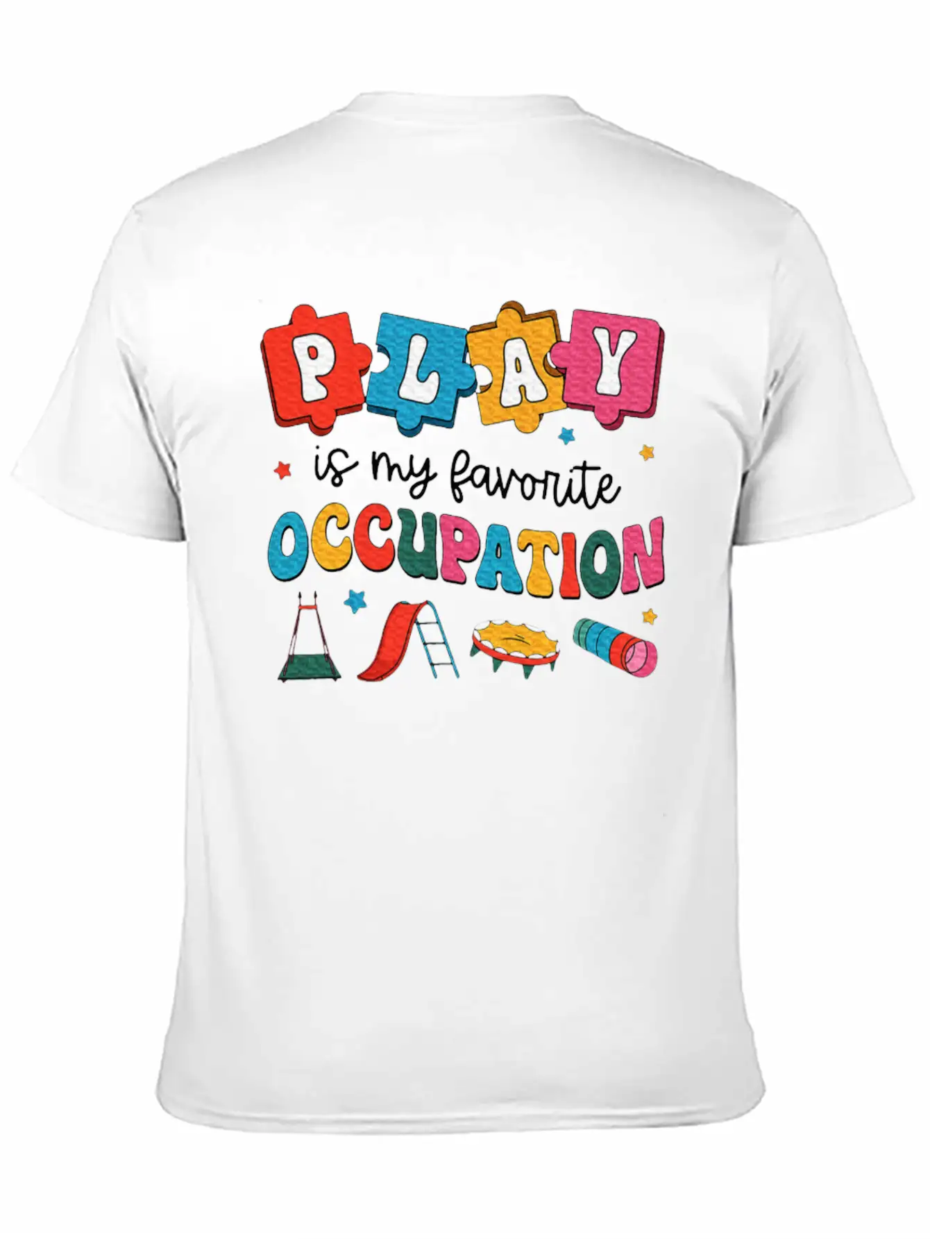 Therapy Play Is My Favorite Occupation Unisex Casual T-Shirt – Clean Design For Daily Comfort