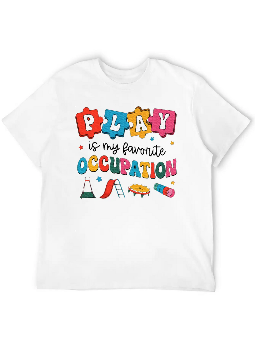 Therapy Play Is My Favorite Occupation Unisex Casual T-Shirt – Clean Design For Daily Comfort