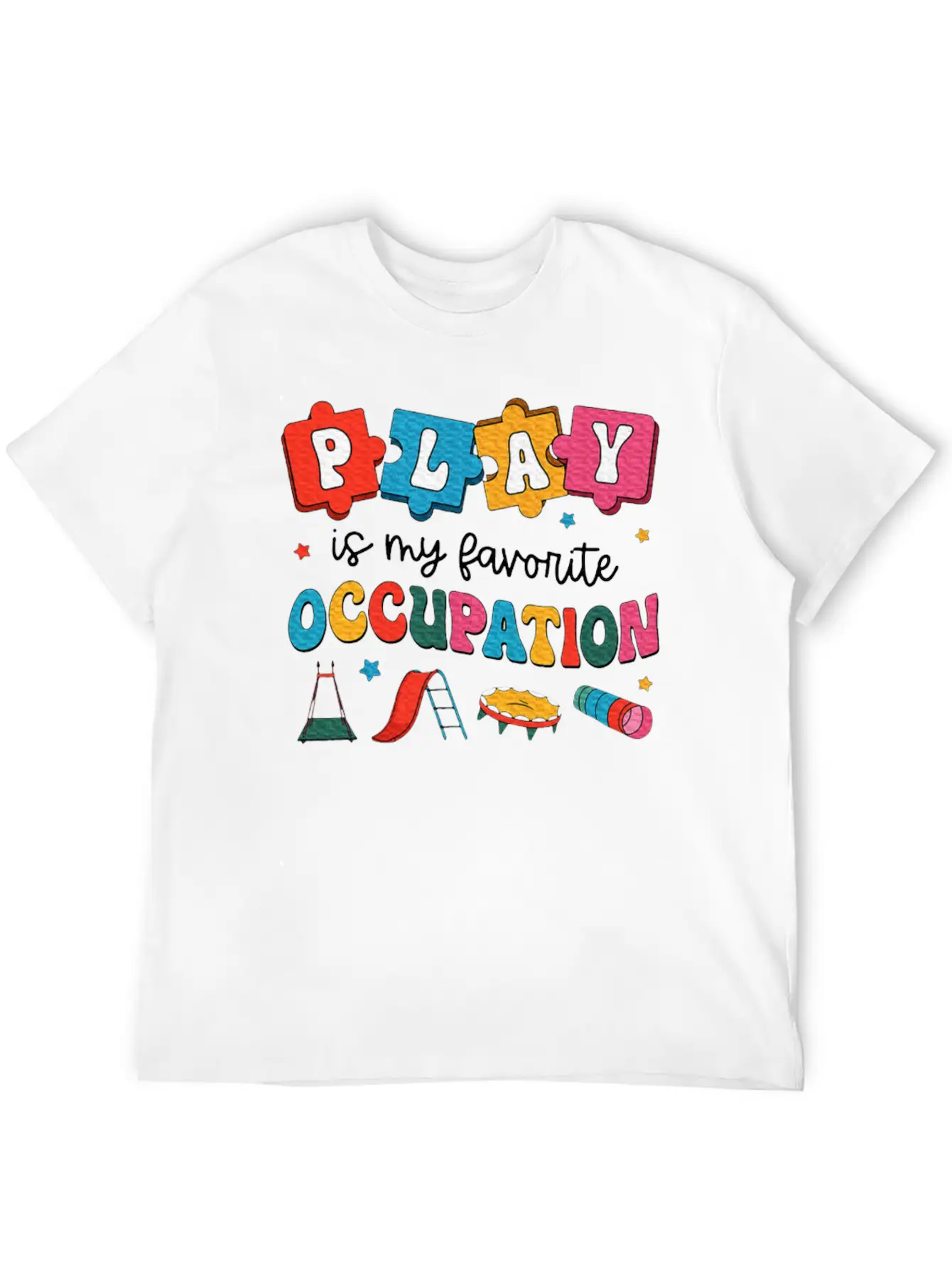 Therapy Play Is My Favorite Occupation Unisex Casual T-Shirt – Clean Design For Daily Comfort