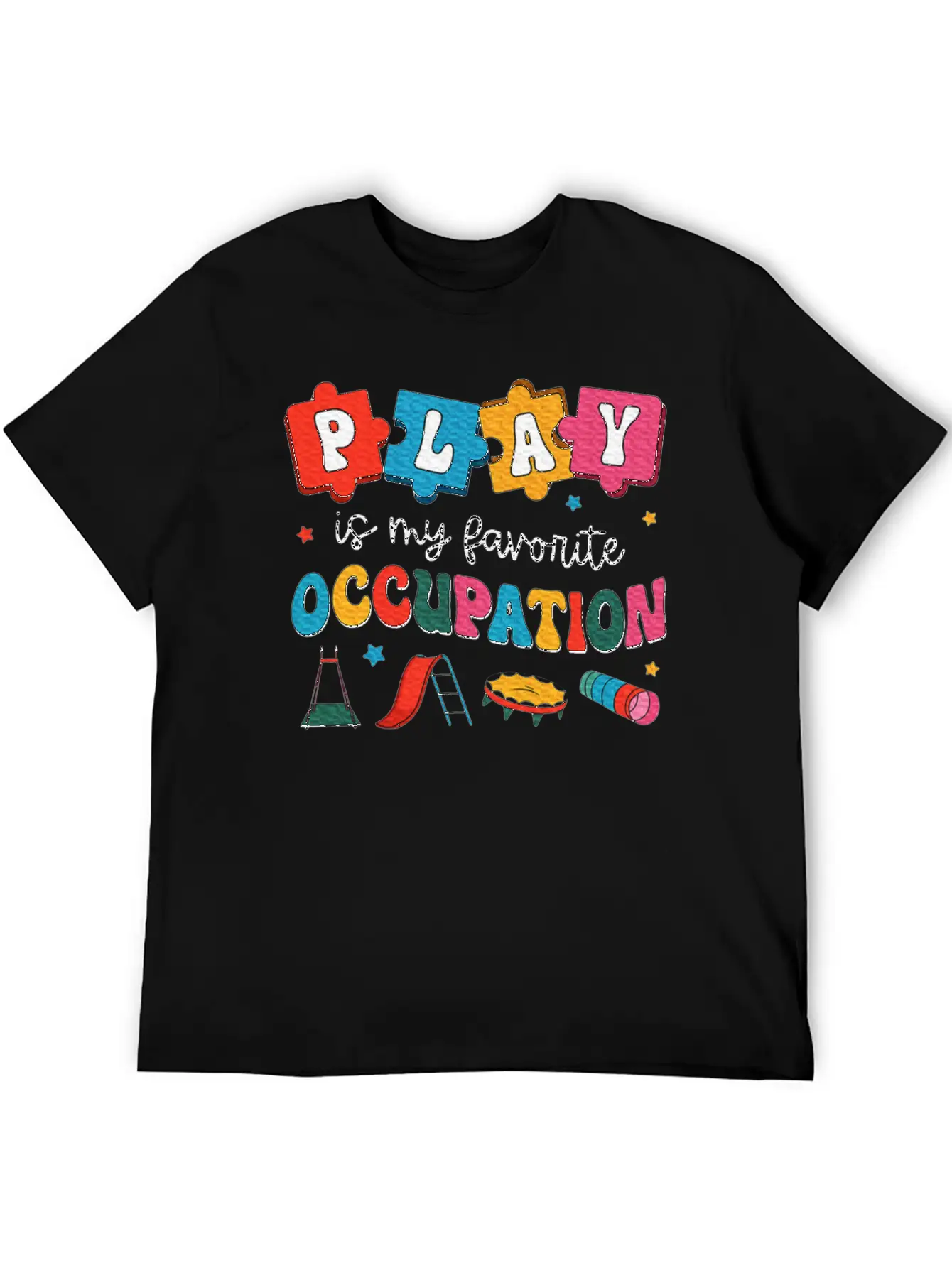 Therapy Play Is My Favorite Occupation Unisex Casual T-Shirt – Clean Design For Daily Comfort