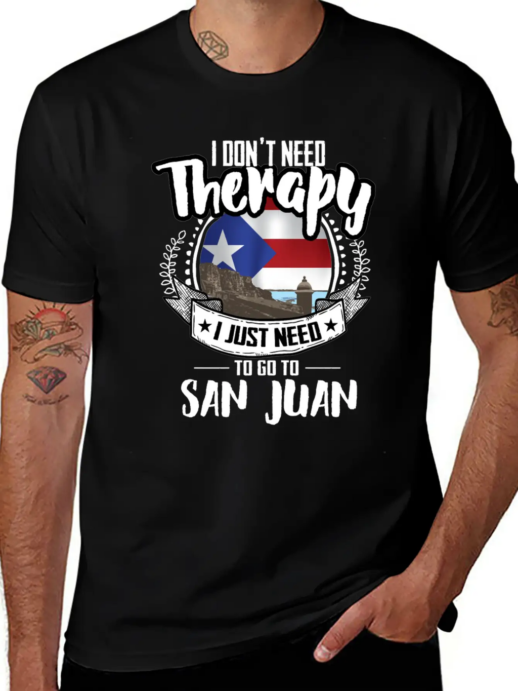 Therapy San Juan Stylish Everyday T-Shirt – Unisex Basic Cotton Tee