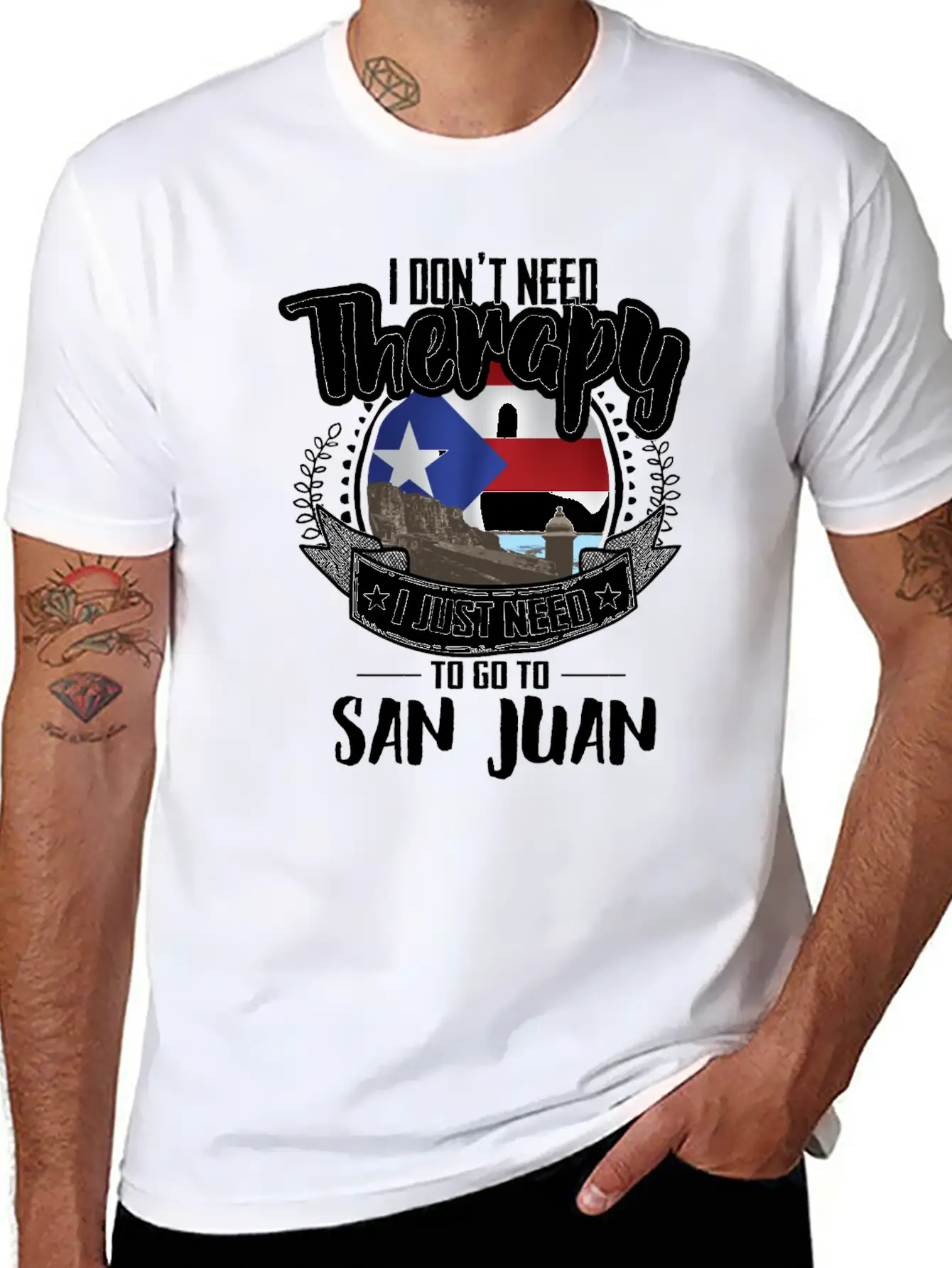 Therapy San Juan Stylish Everyday T-Shirt – Unisex Basic Cotton Tee