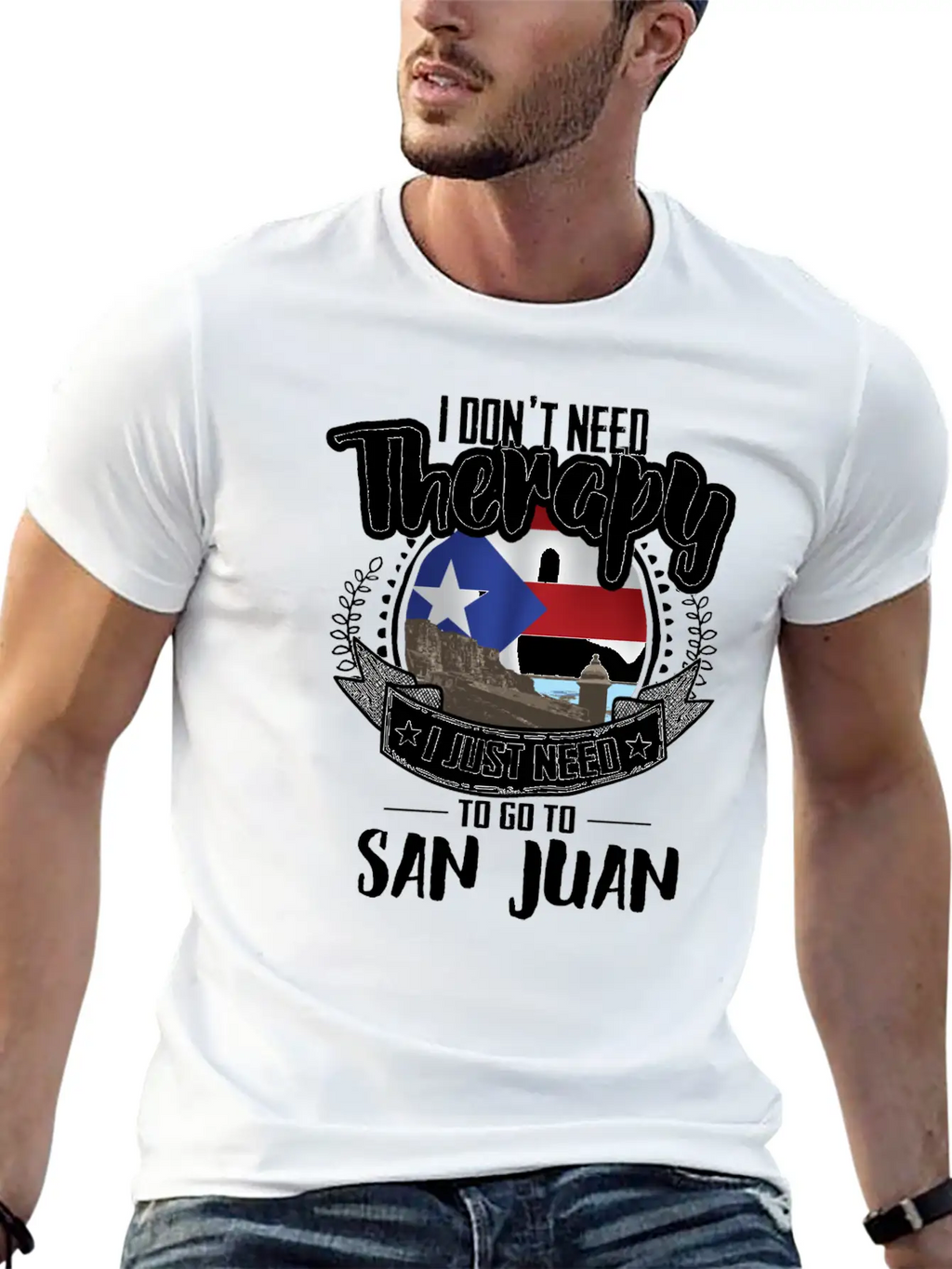 Therapy San Juan Stylish Everyday T-Shirt – Unisex Basic Cotton Tee