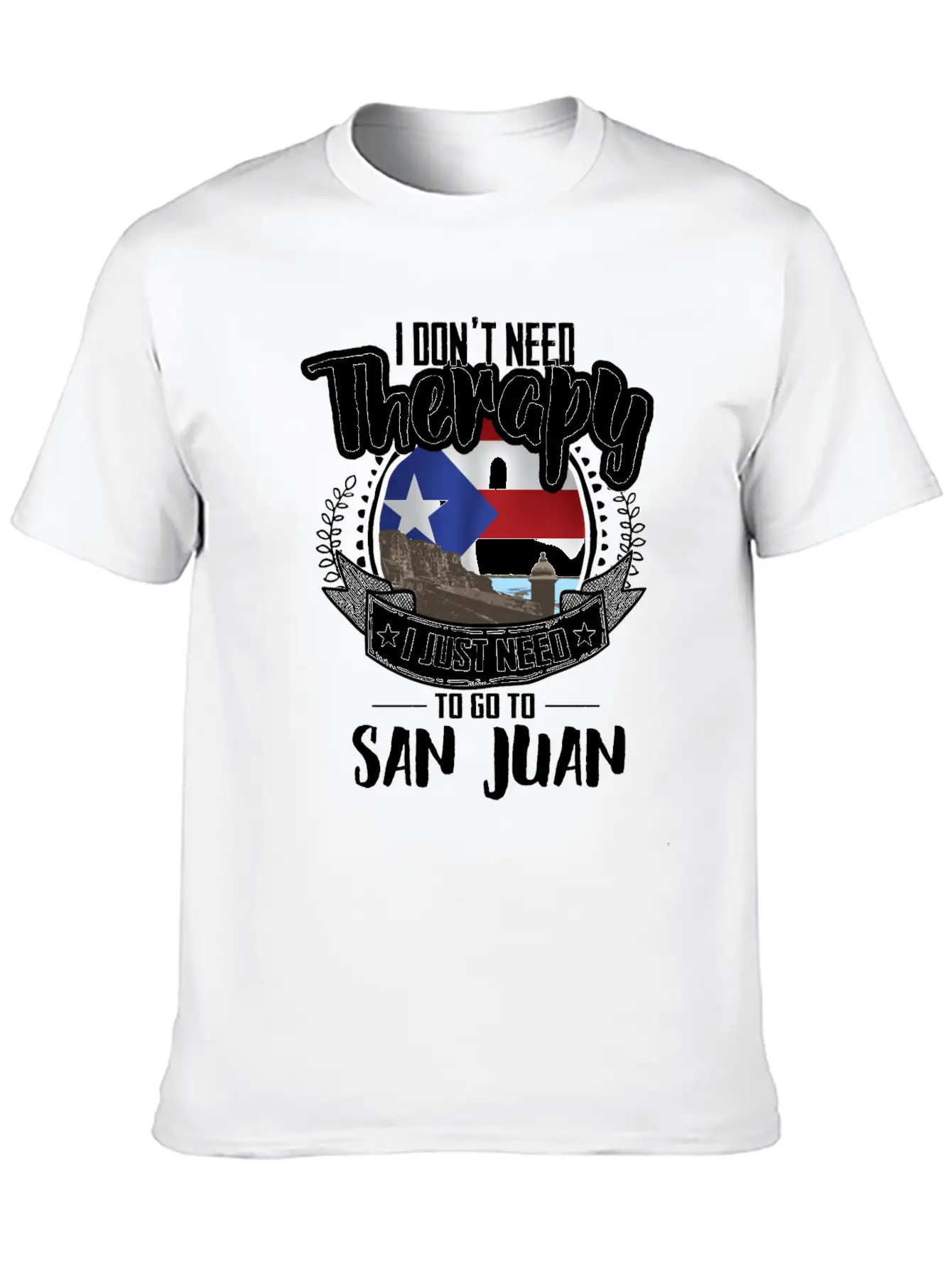 Therapy San Juan Stylish Everyday T-Shirt – Unisex Basic Cotton Tee