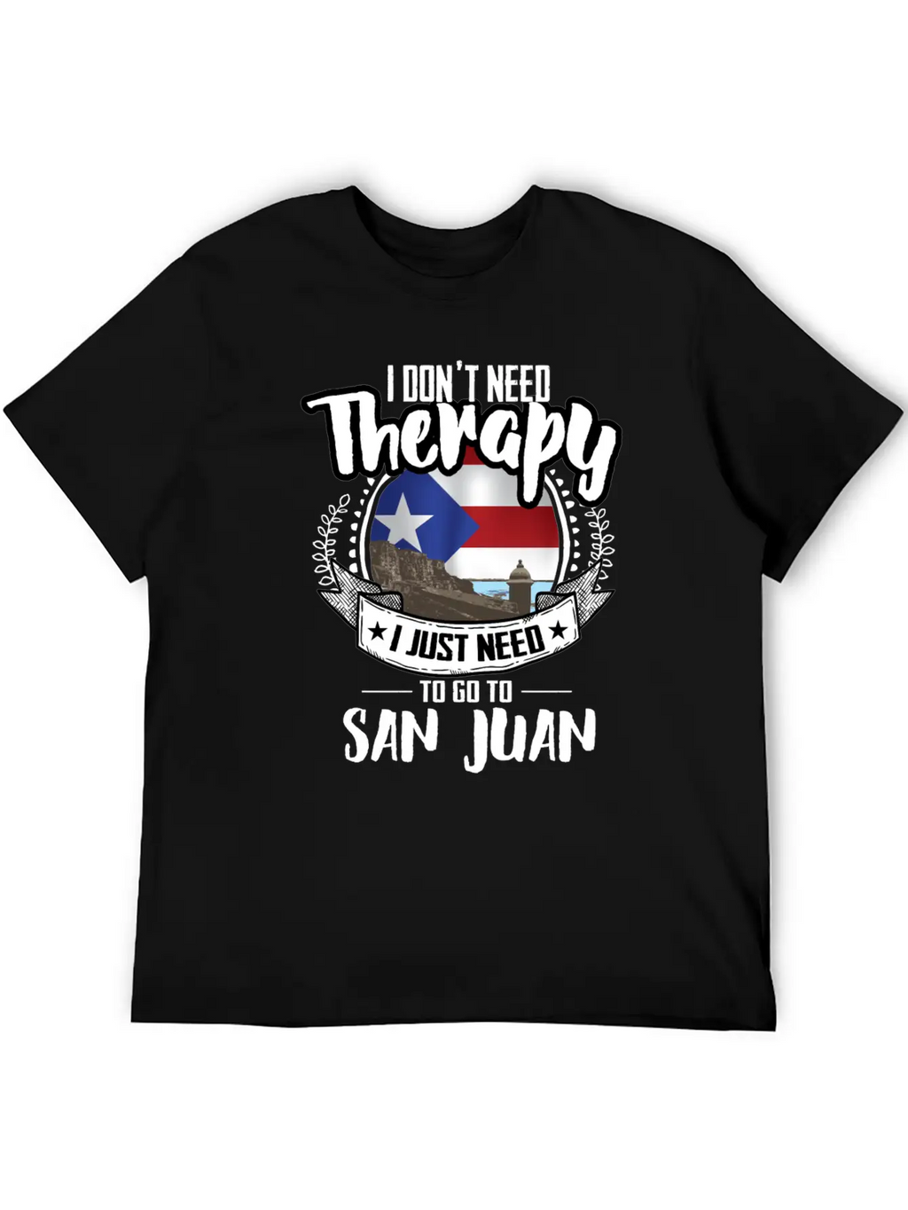 Therapy San Juan Stylish Everyday T-Shirt – Unisex Basic Cotton Tee