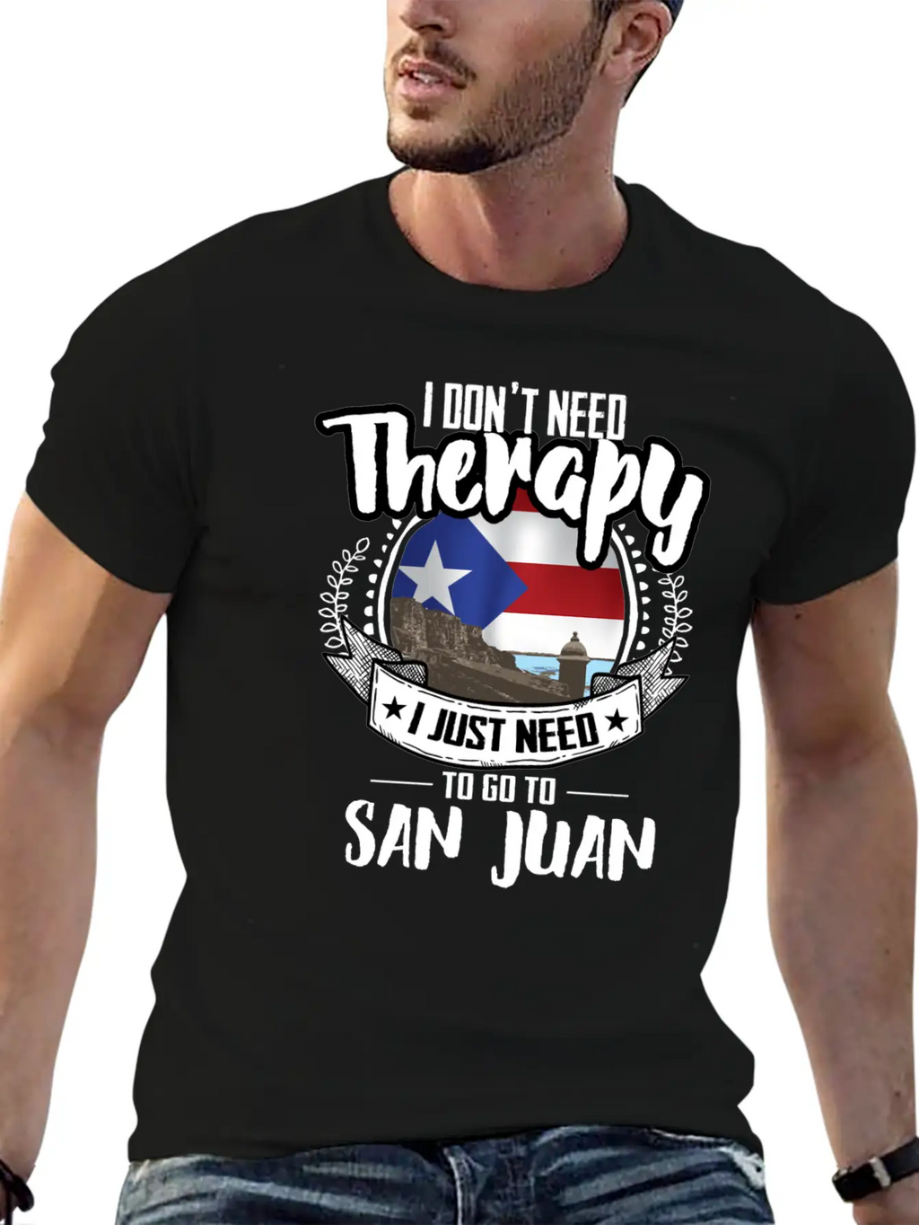 Therapy San Juan Stylish Everyday T-Shirt – Unisex Basic Cotton Tee