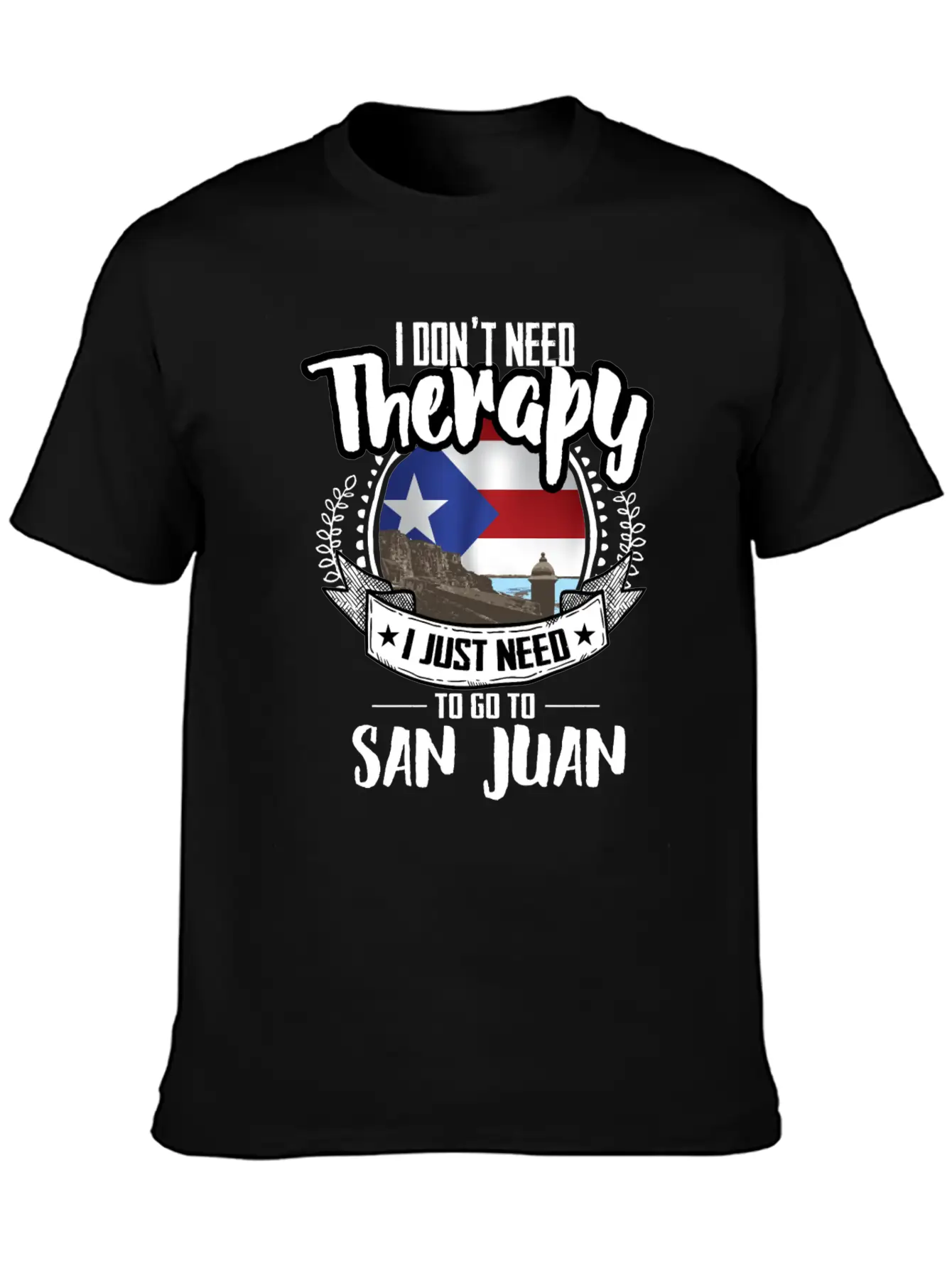 Therapy San Juan Stylish Everyday T-Shirt – Unisex Basic Cotton Tee