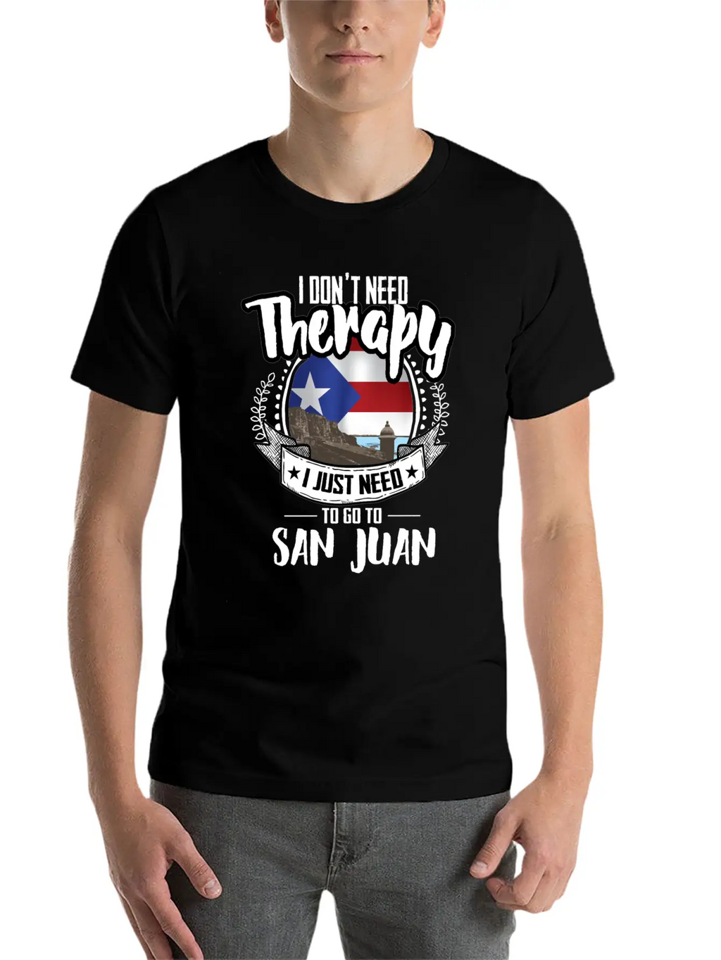 Therapy San Juan Stylish Everyday T-Shirt – Unisex Basic Cotton Tee