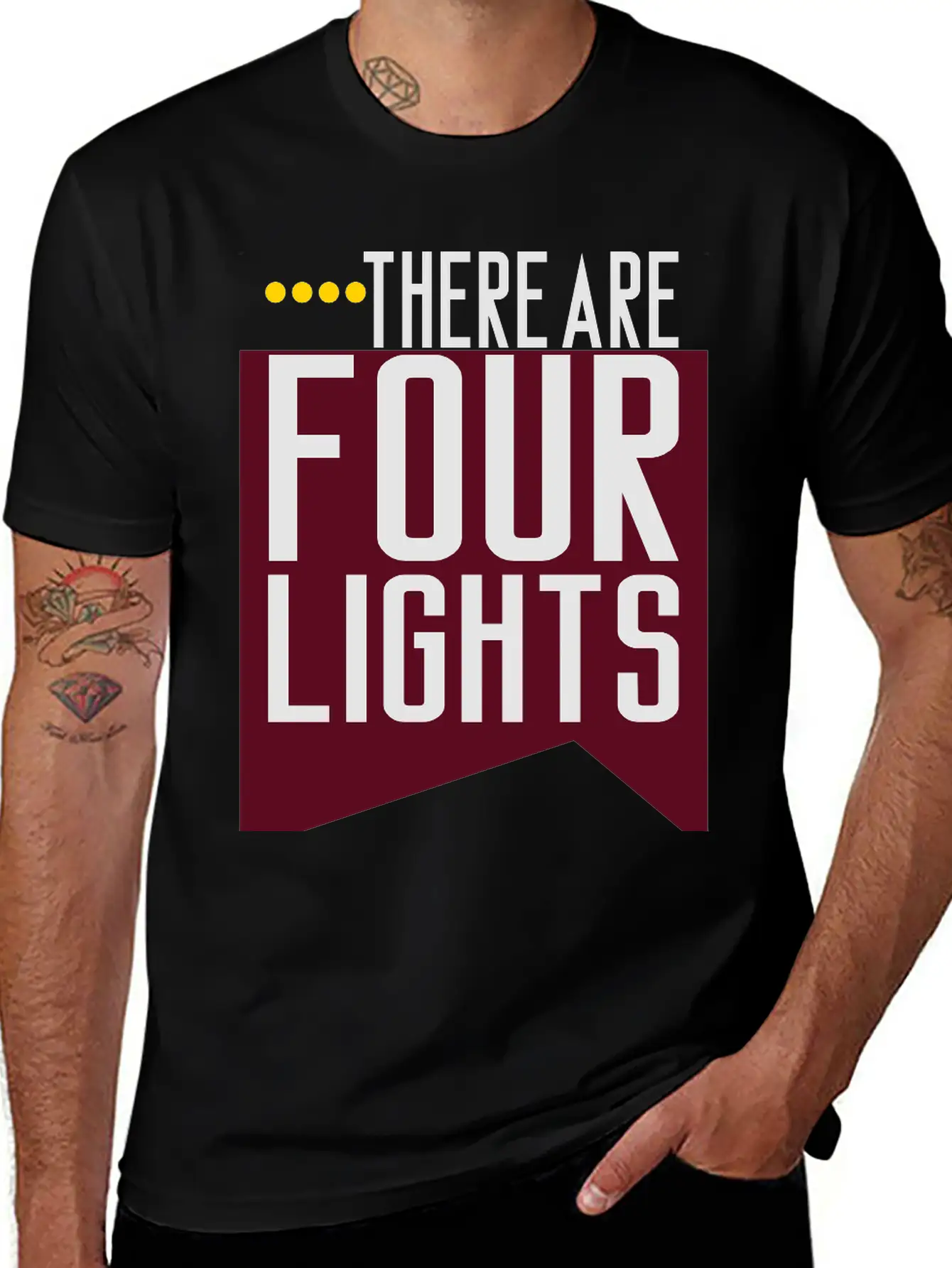There Are Four Lights Essential Cotton Tee For Daily Outfits – Unisex Style