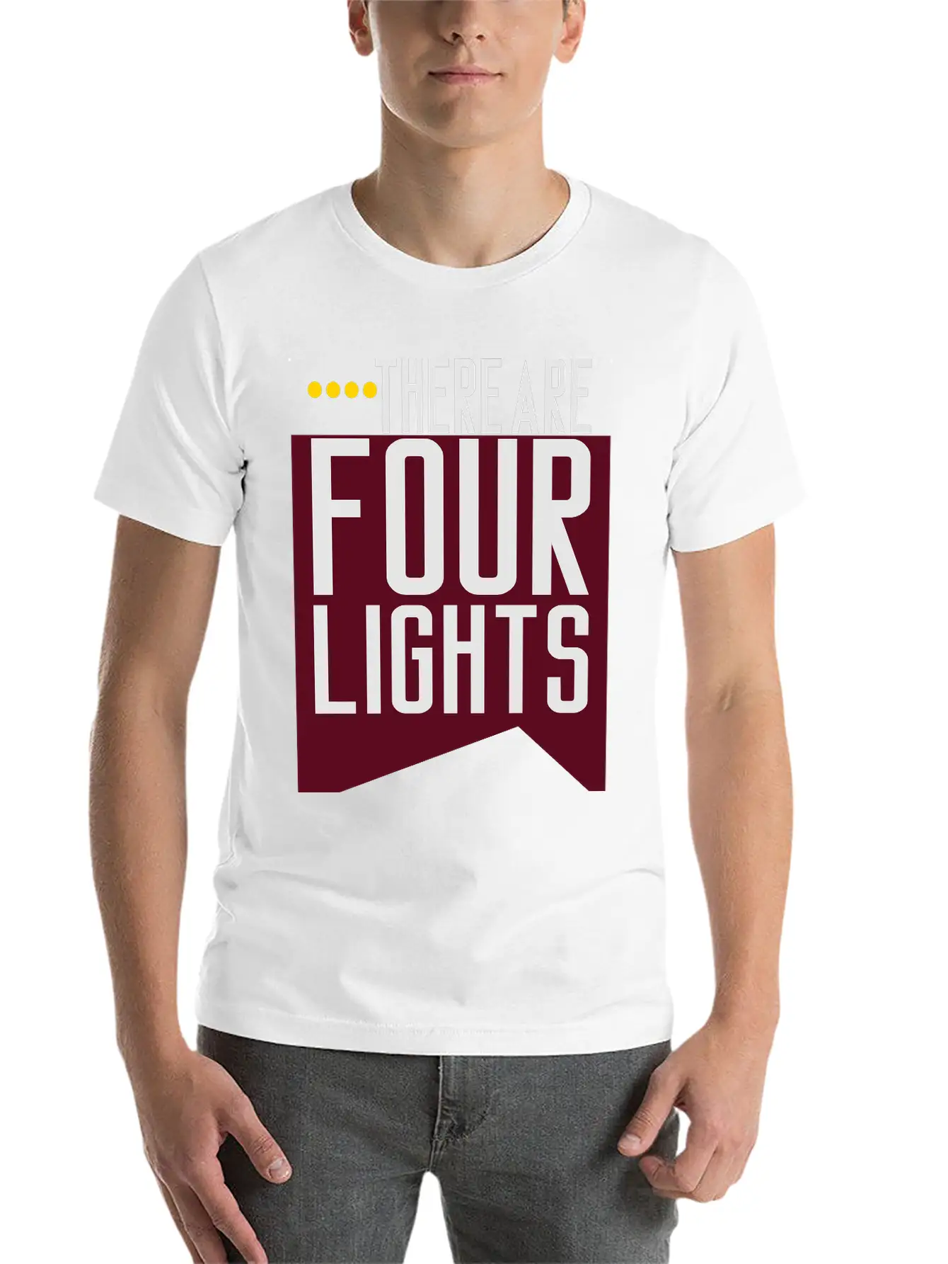There Are Four Lights Essential Cotton Tee For Daily Outfits – Unisex Style