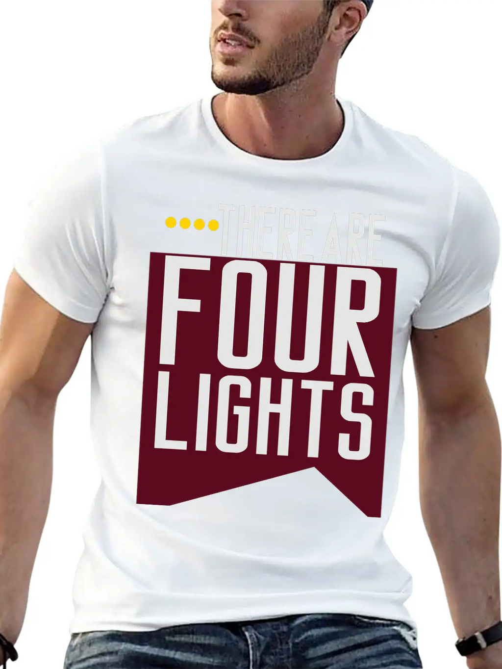 There Are Four Lights Essential Cotton Tee For Daily Outfits – Unisex Style