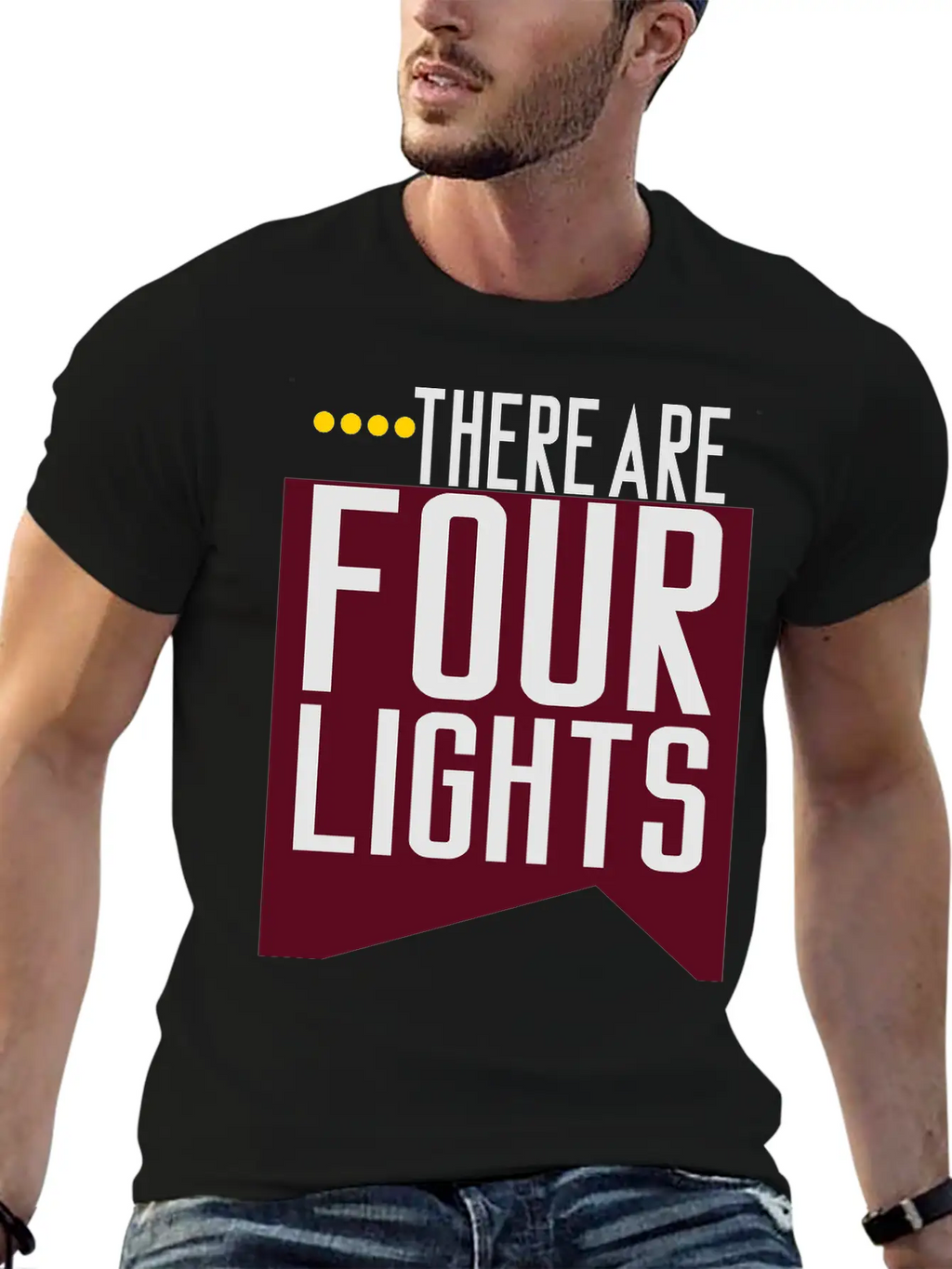 There Are Four Lights Essential Cotton Tee For Daily Outfits – Unisex Style