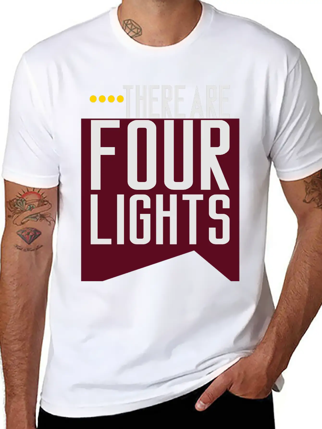 There Are Four Lights Essential Cotton Tee For Daily Outfits – Unisex Style