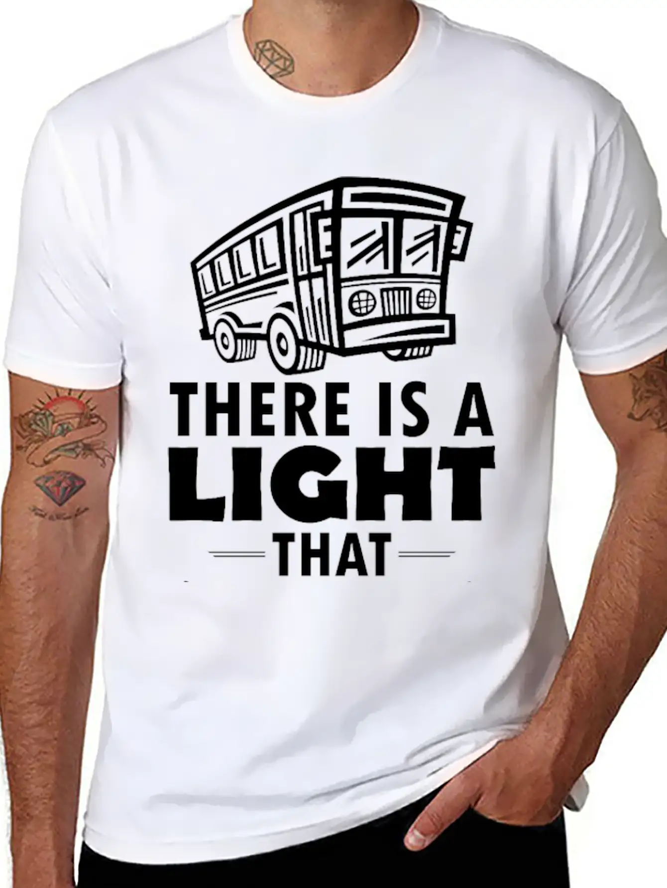 THERE IS A LIGHET THAT NEVER GOES OUT TO DIE BY... Unisex Casual T-Shirt – Clean Design For Daily Comfort