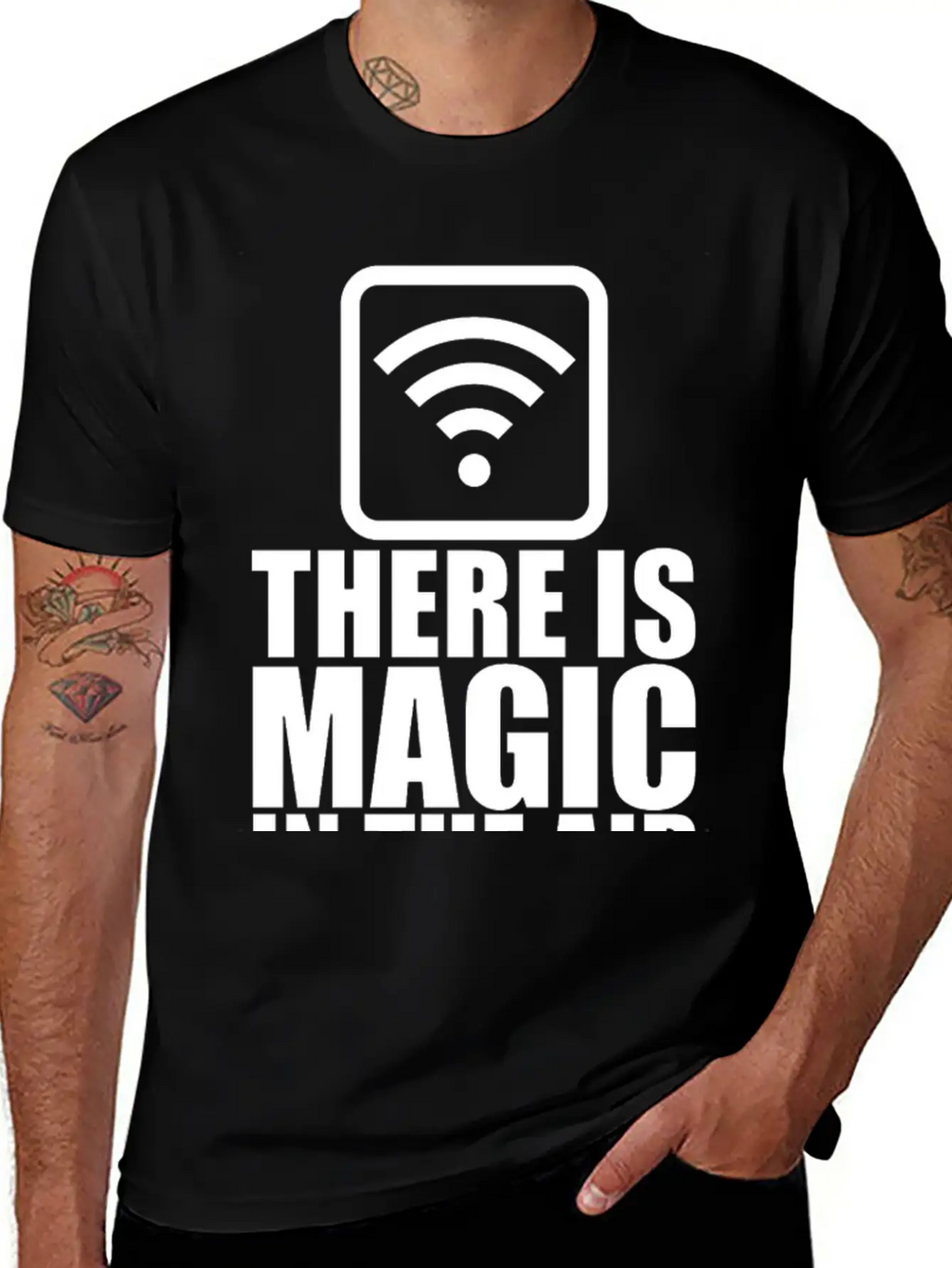 There Is Magic In The Air Stylish Everyday T-Shirt – Unisex Basic Cotton Tee