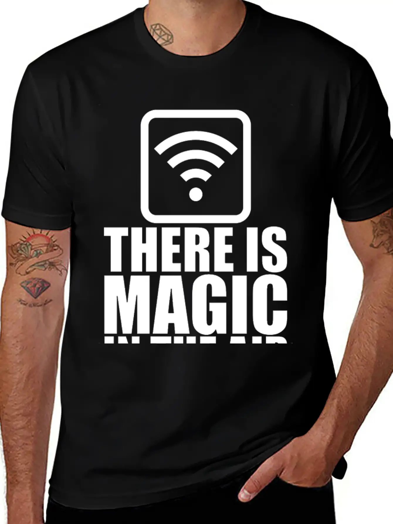 There Is Magic In The Air Stylish Everyday T-Shirt – Unisex Basic Cotton Tee