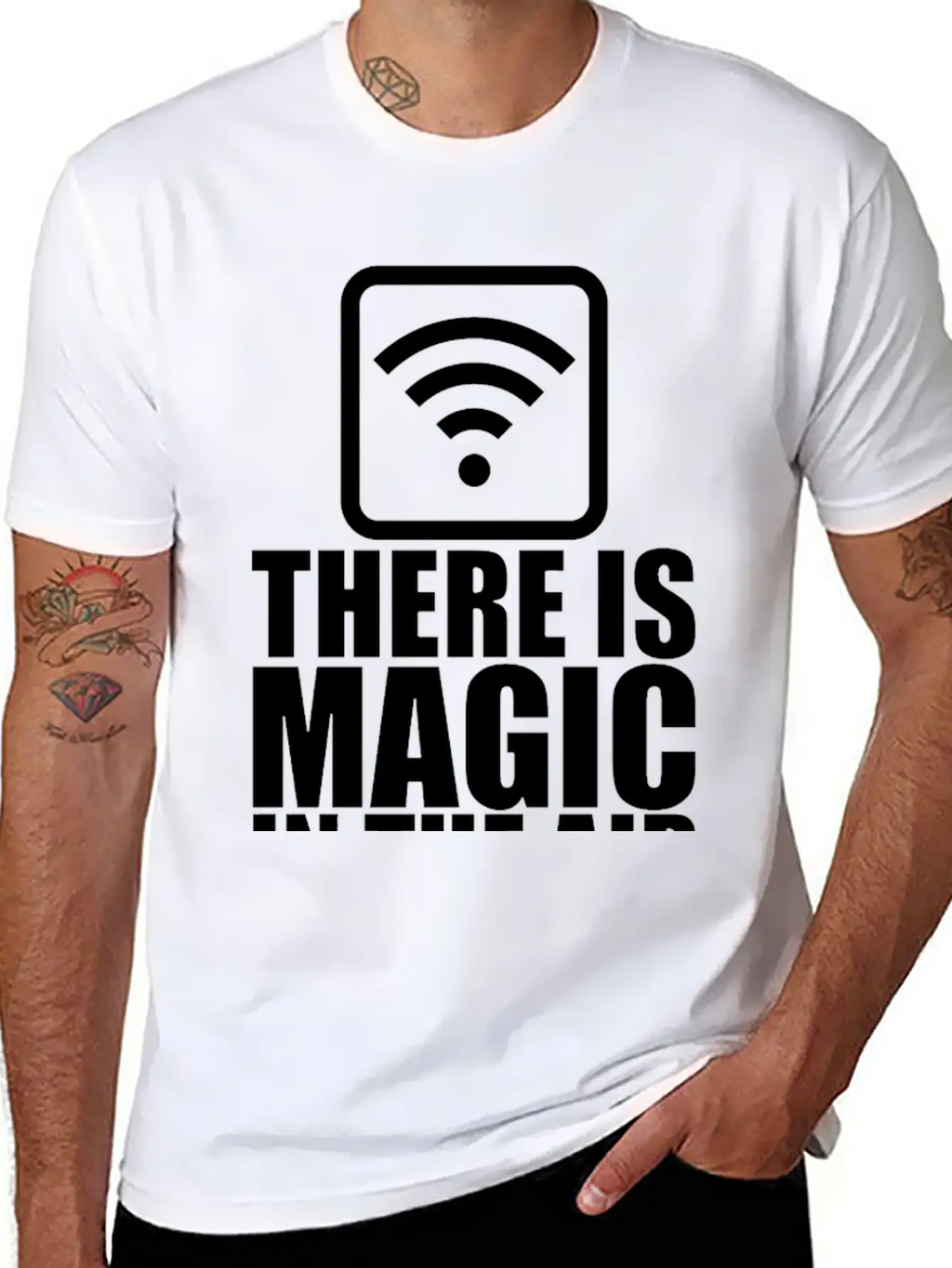 There Is Magic In The Air Stylish Everyday T-Shirt – Unisex Basic Cotton Tee