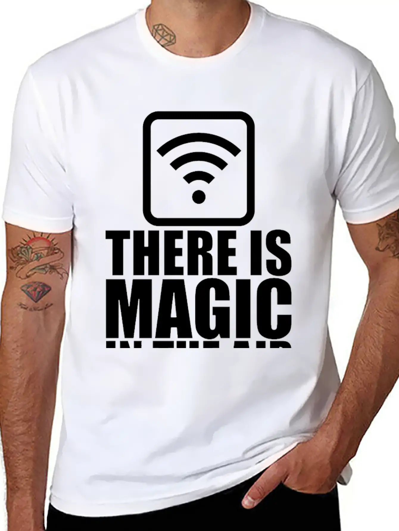 There Is Magic In The Air Stylish Everyday T-Shirt – Unisex Basic Cotton Tee