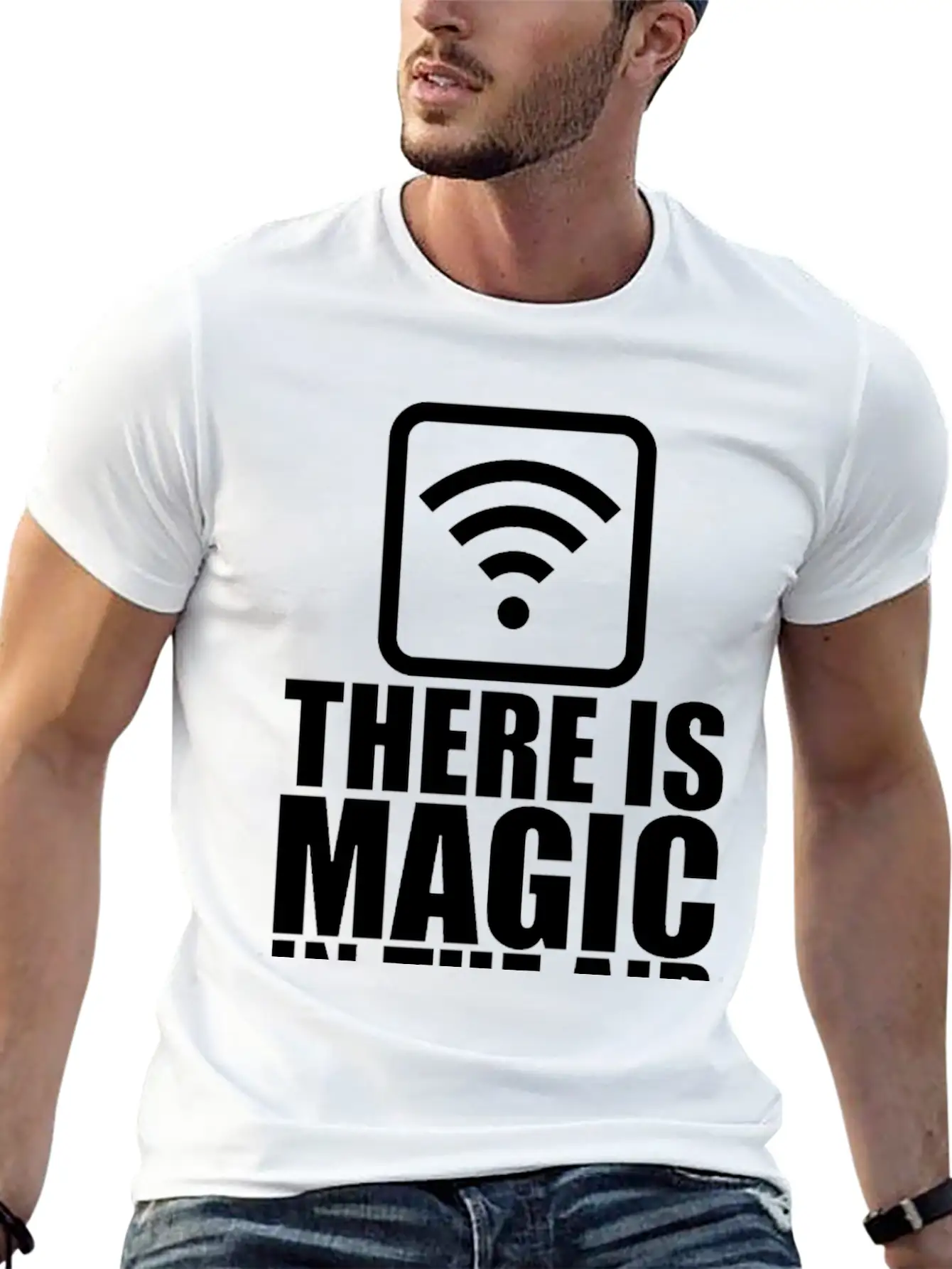 There Is Magic In The Air Stylish Everyday T-Shirt – Unisex Basic Cotton Tee