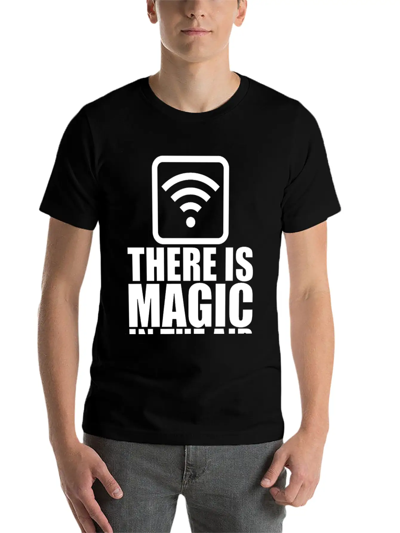 There Is Magic In The Air Stylish Everyday T-Shirt – Unisex Basic Cotton Tee